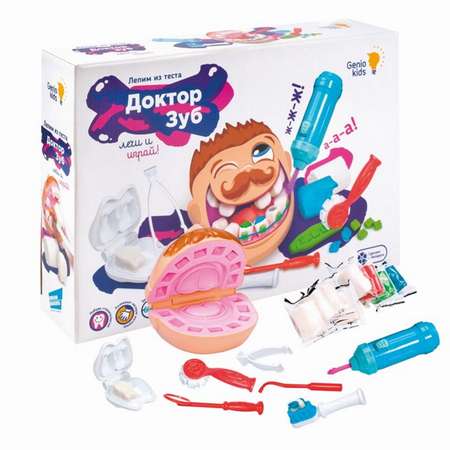 Тесто-пластилин Genio Kids Доктор Зуб