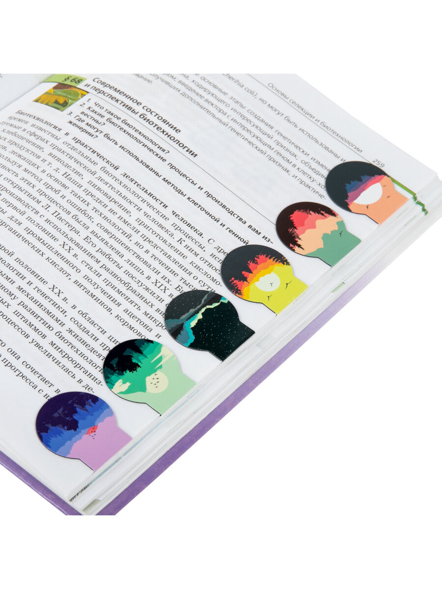 Магнитная закладка Brauberg 6 шт. - фото 7