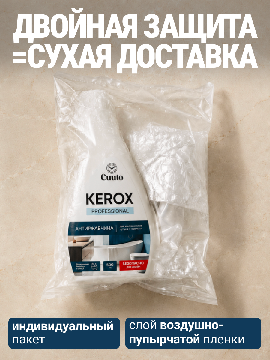 Чистящее средство Cuuto Kerox 500 мл для сантехники - фото 8