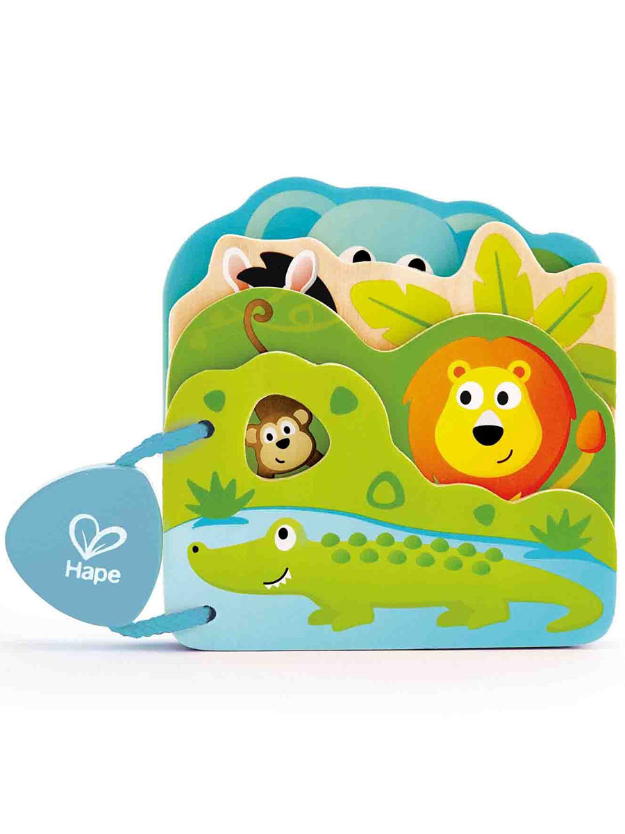 Игрушка Hape книжка Дикие животные - фото 6