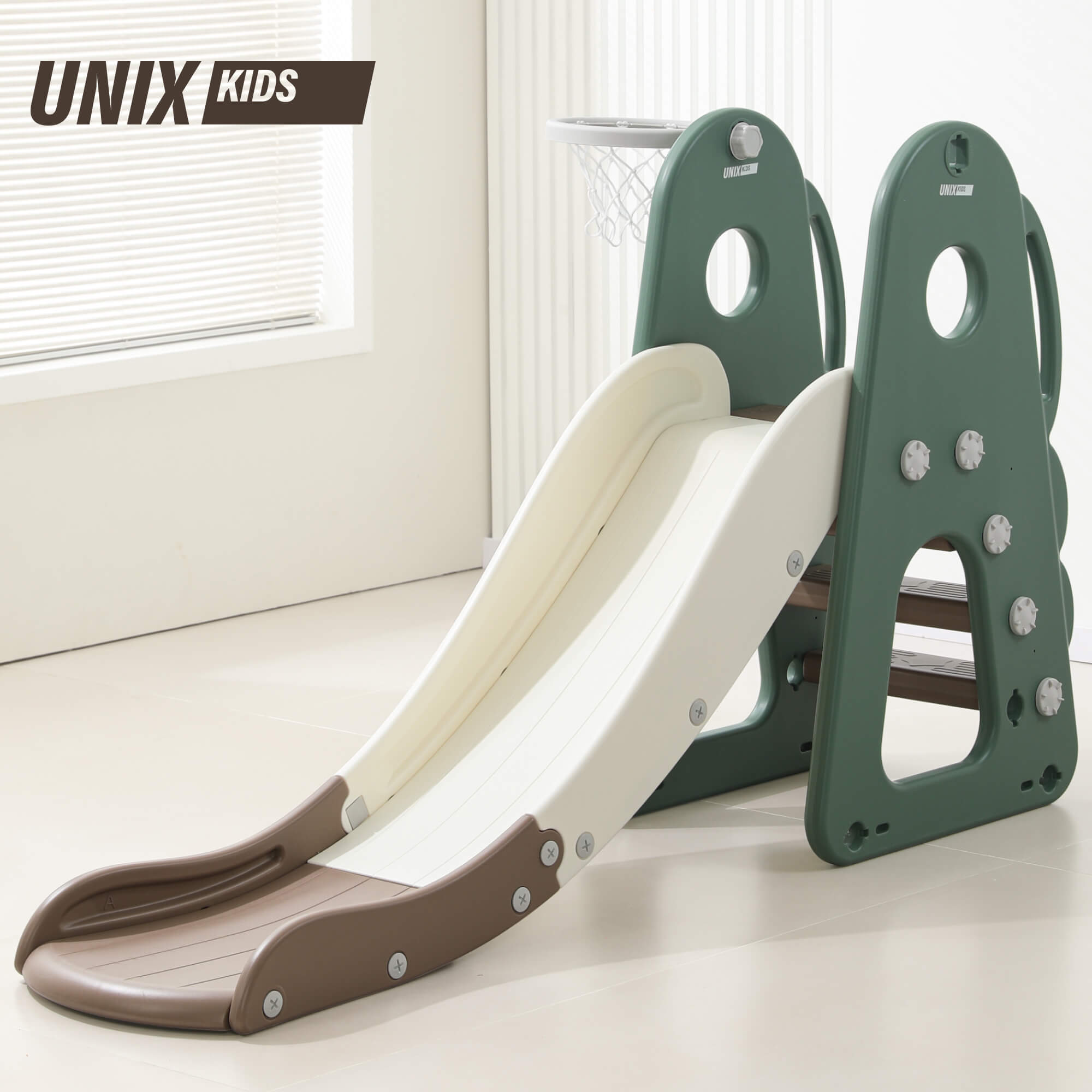 Горка UNIX Kids Dino Green - фото 1