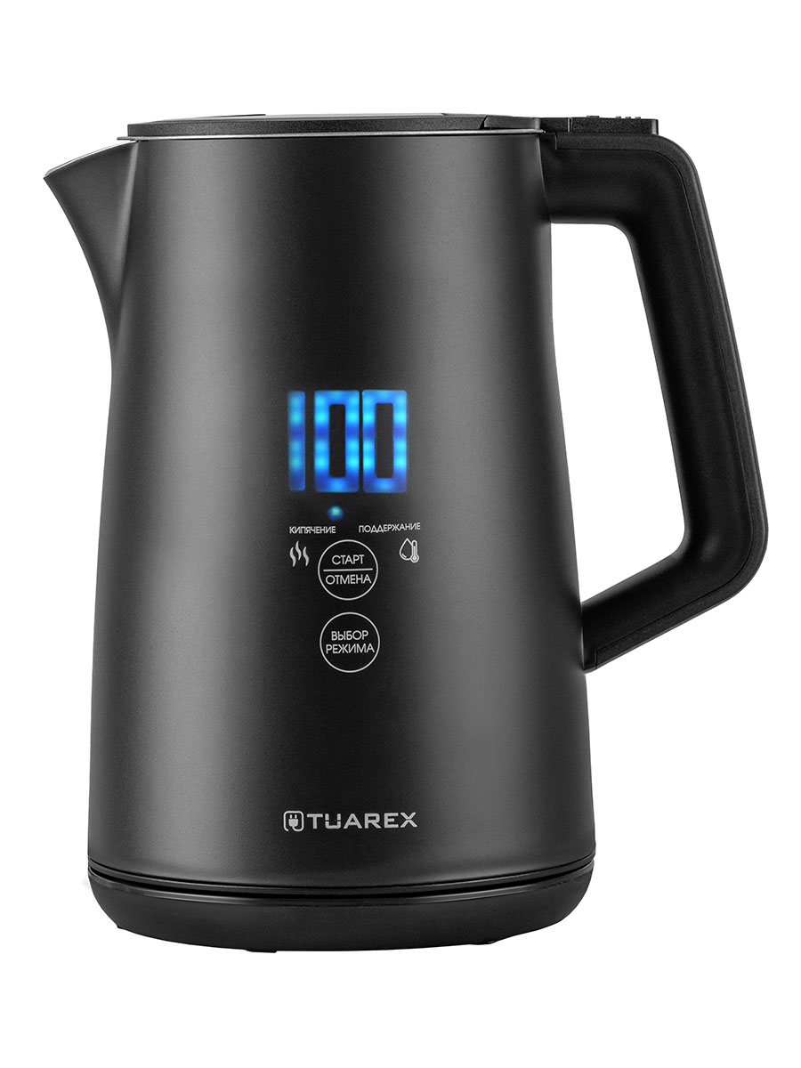 Чайник электрический TUAREX TK-8005 2200 Вт 1.7 л 7 температур сенсорный LED черный - фото 2