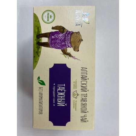 Чай травяной АлтайВита Таежный в пирамидках 40г