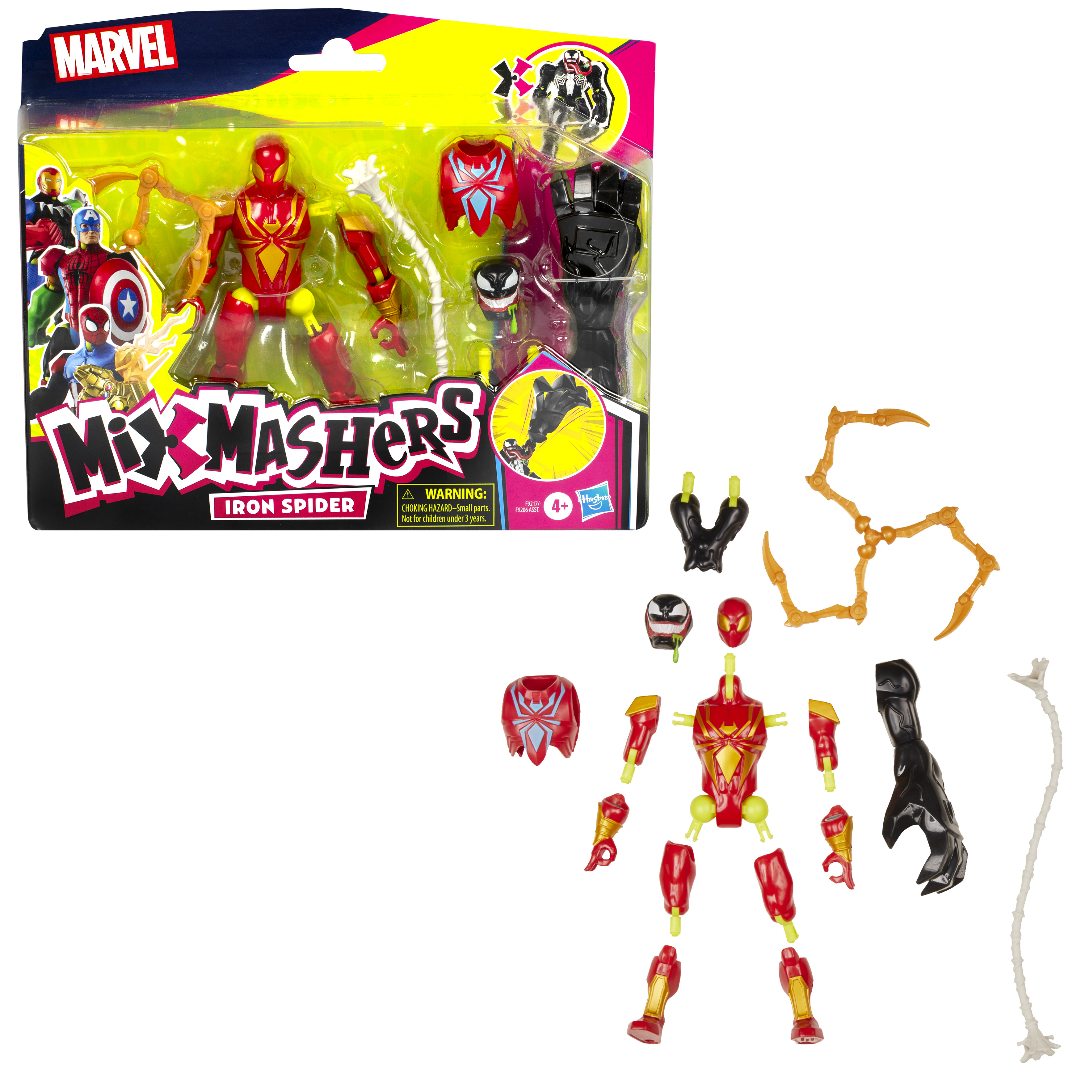 Фигурка Hasbro Делюкс MixMashers Iron Spider - фото 10
