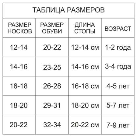 Носки 3 пары Babushka