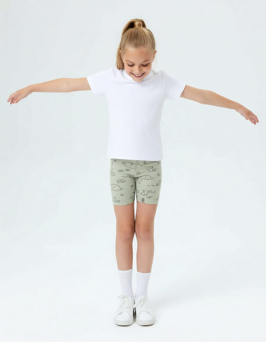 Велосипедки Персона Junior Оленята шалфей - фото 3