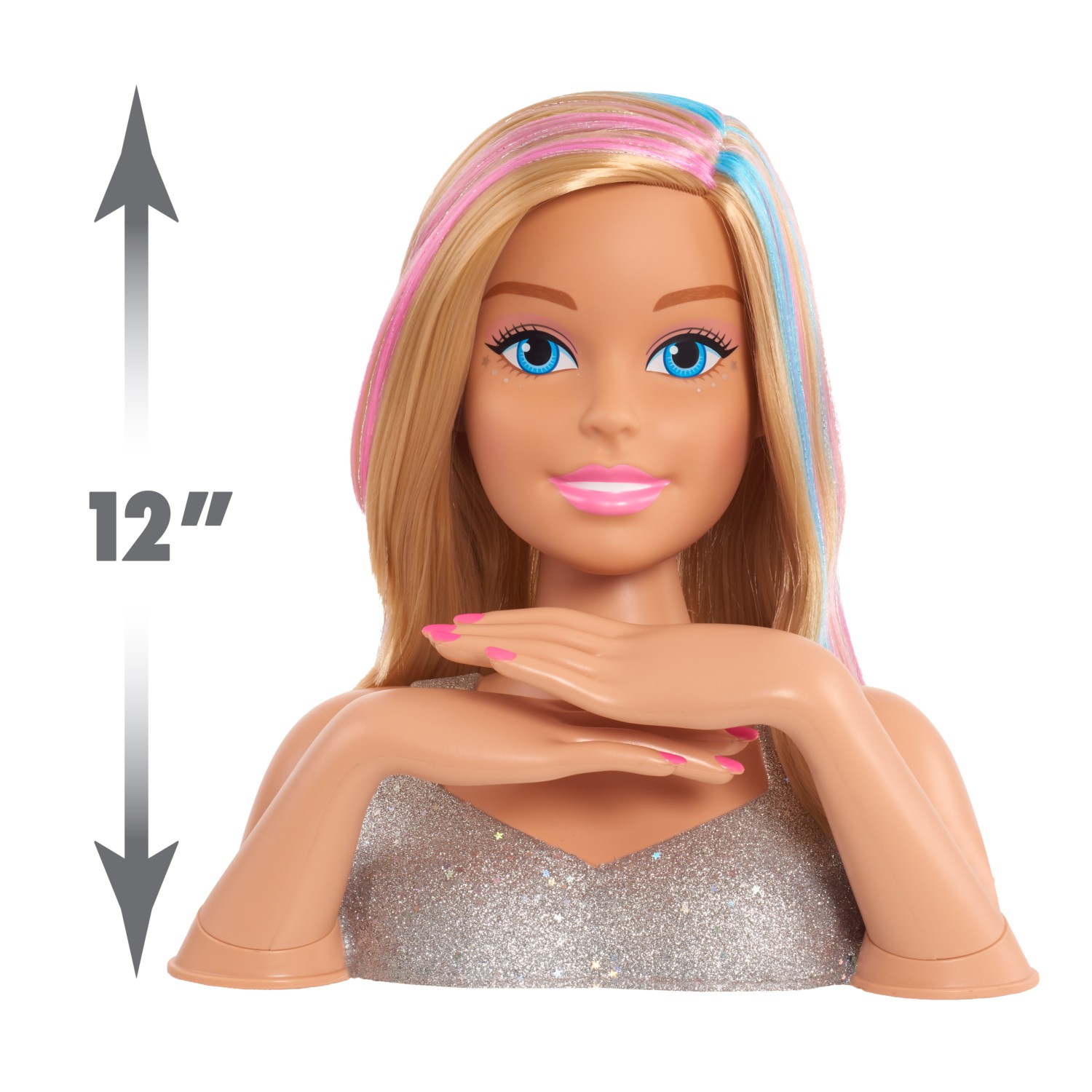 Игрушка Barbie торс для причесок Делюкс Блондинка - фото 7