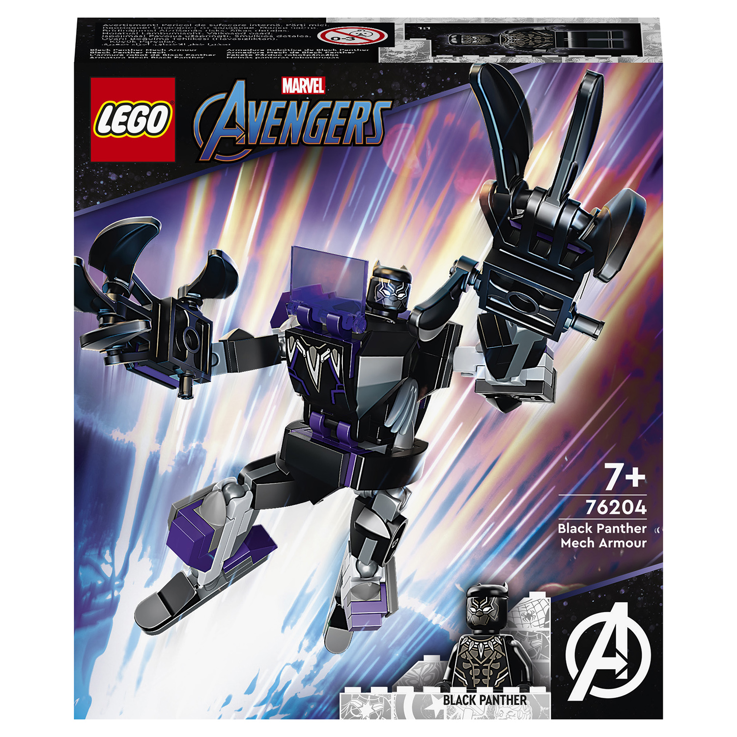 Конструктор LEGO Marvel Super Heroes Black Panther Mech Armor 124 дет. - фото 2