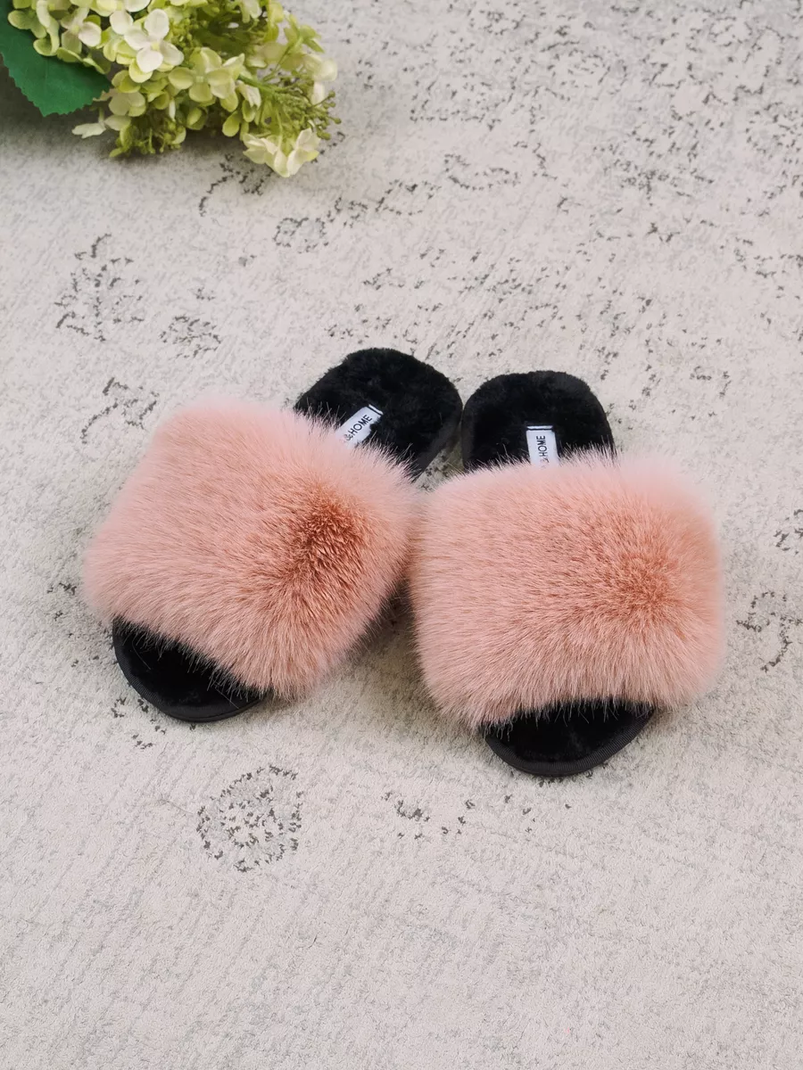 Тапочки UTA HOME 12мех/роз - фото 1