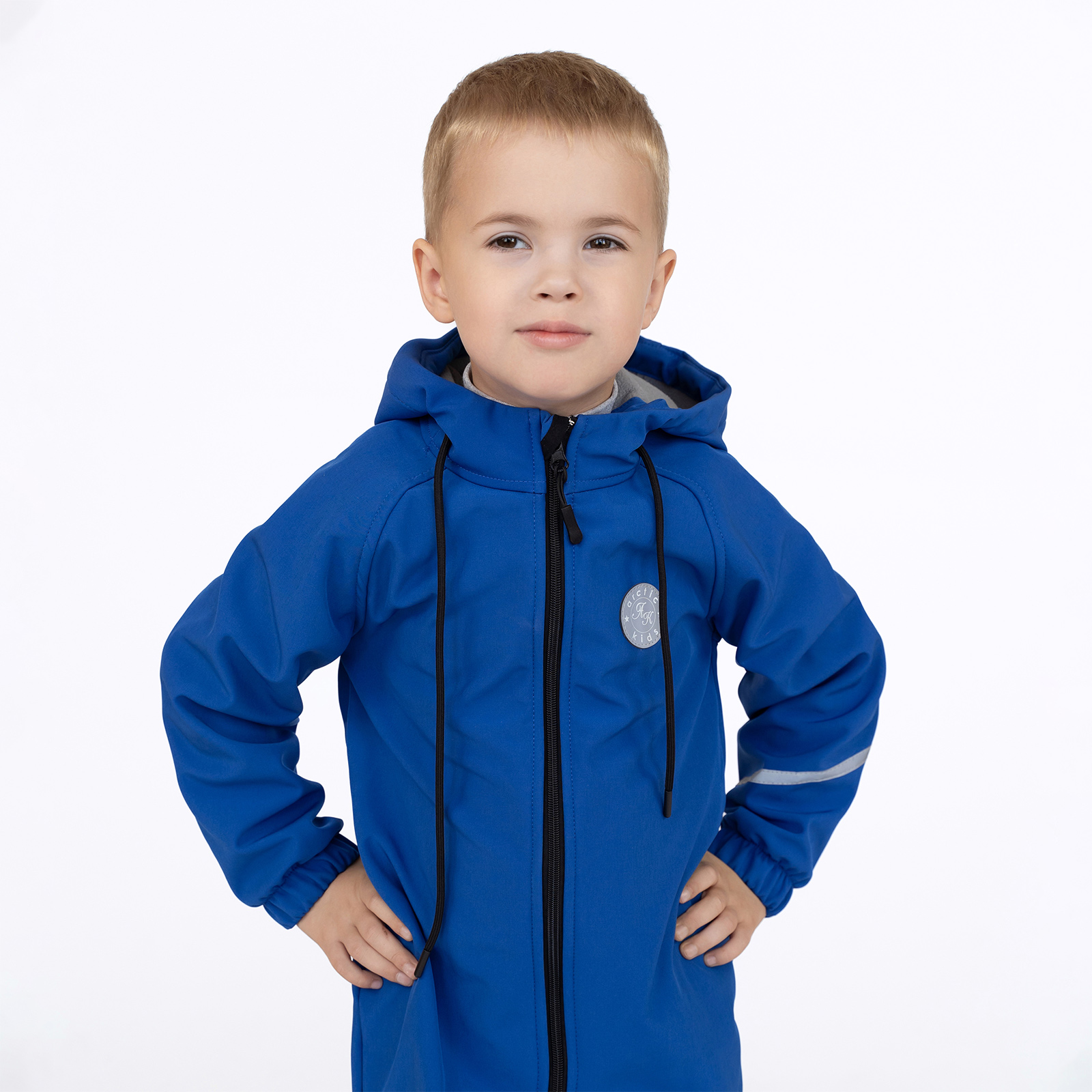 Комбинезон софтшелл Arctic kids 30-043 василек - фото 17