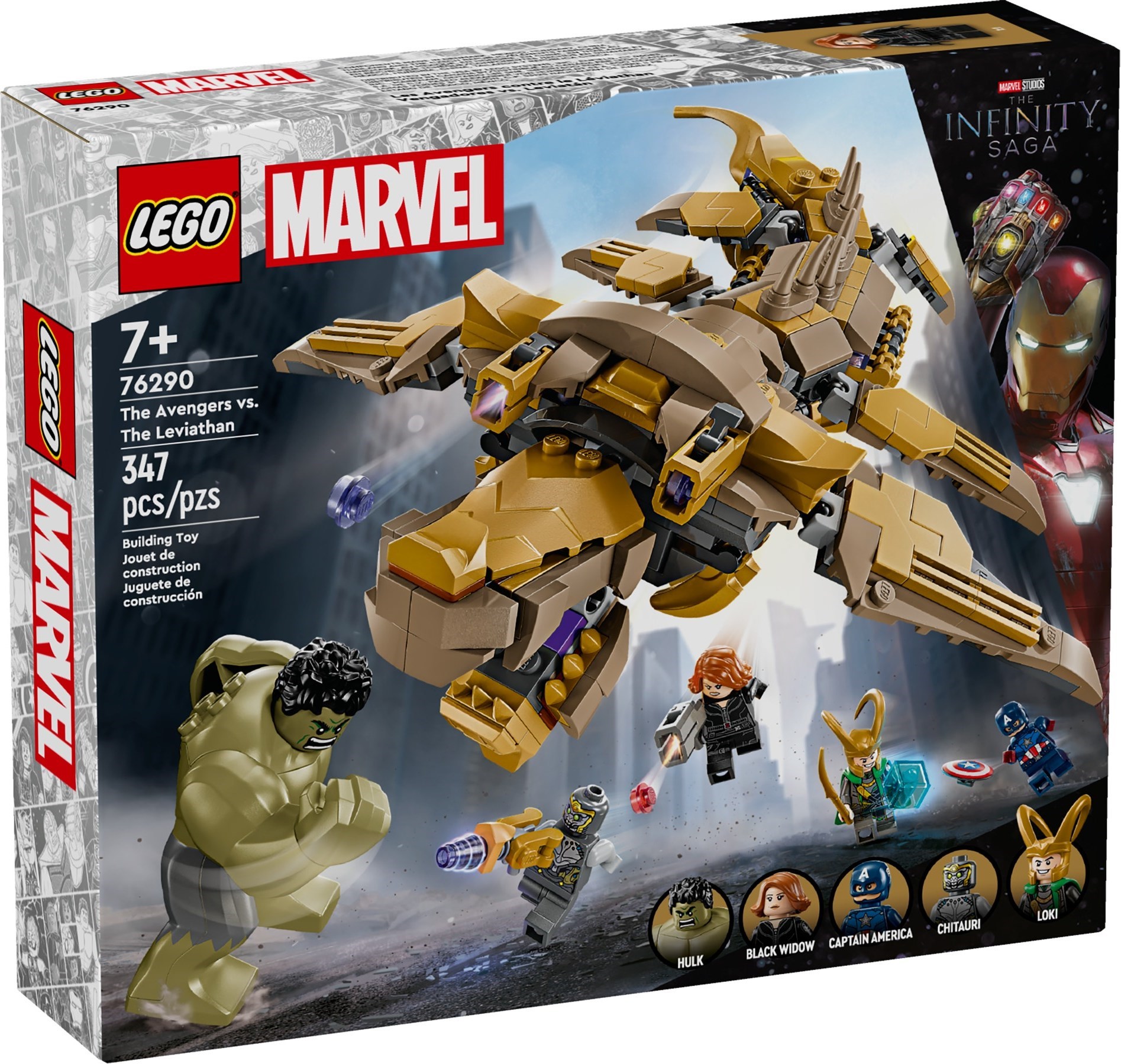 Конструктор LEGO Marvel Super Heroes 76290 347 дет. - фото 1