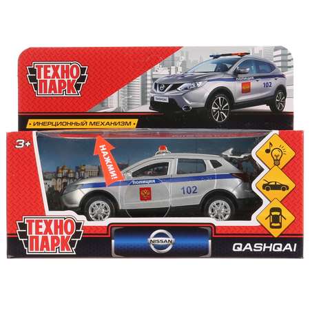 Полицейская машина Технопарк Nissan qashqai