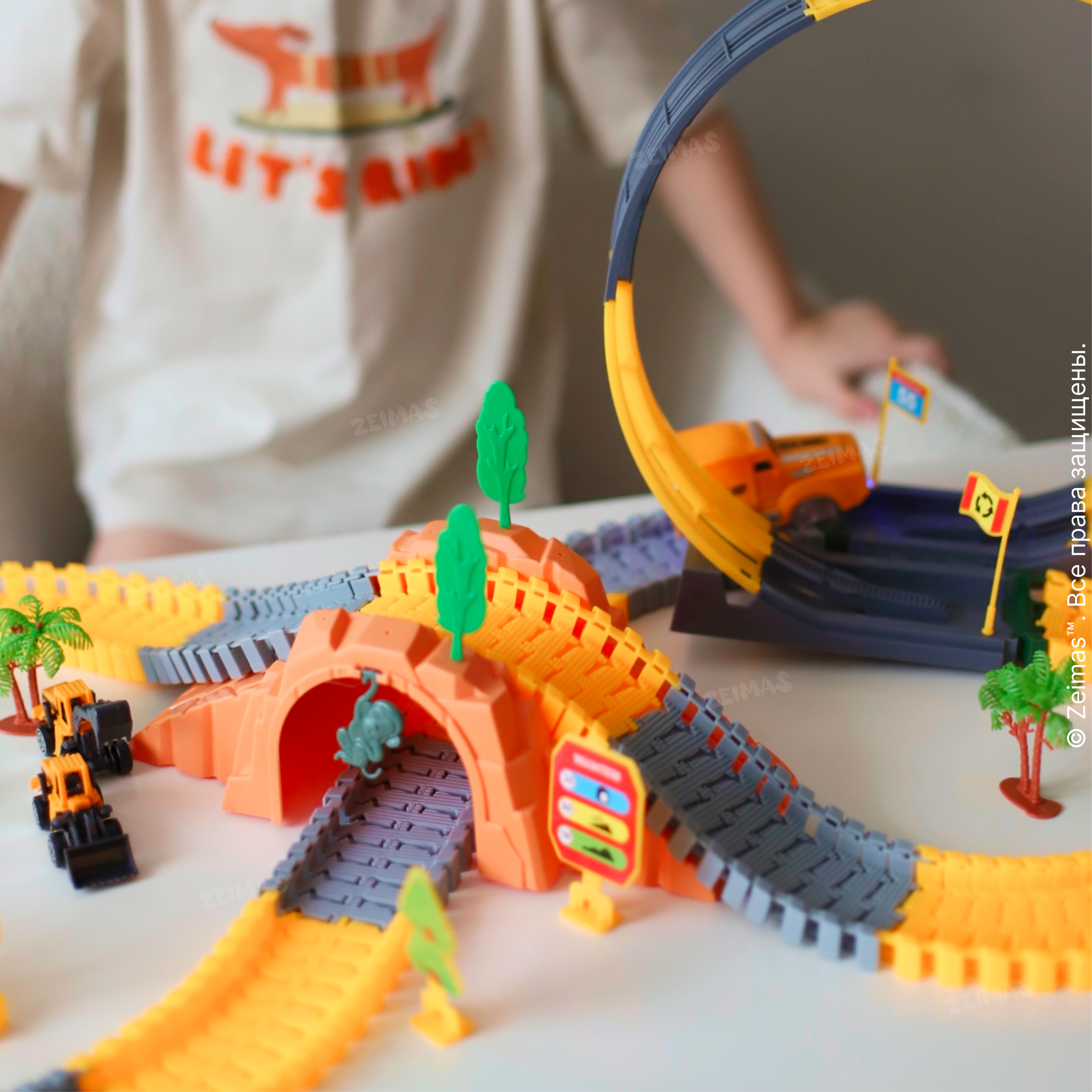 Конструктор Zeimas Экстремальный гонщик 181 дет. в ассортименте - фото 21