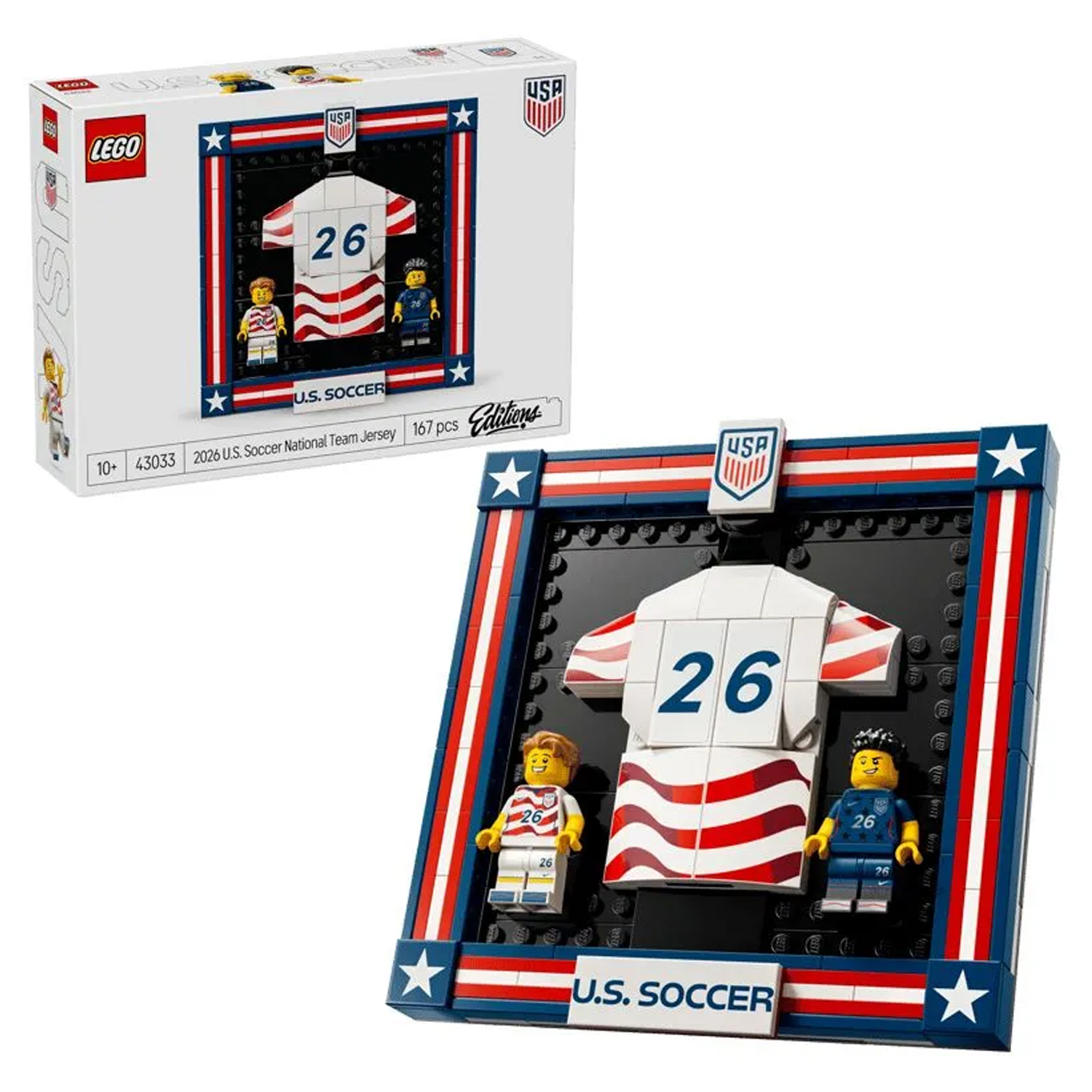 Конструктор LEGO Editions Футбольная форма США 2026 167 дет. - фото 1