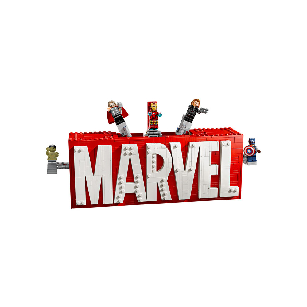 Конструктор LEGO Marvel Super Heroes Логотип и минифигурки 76313 851 дет. - фото 2