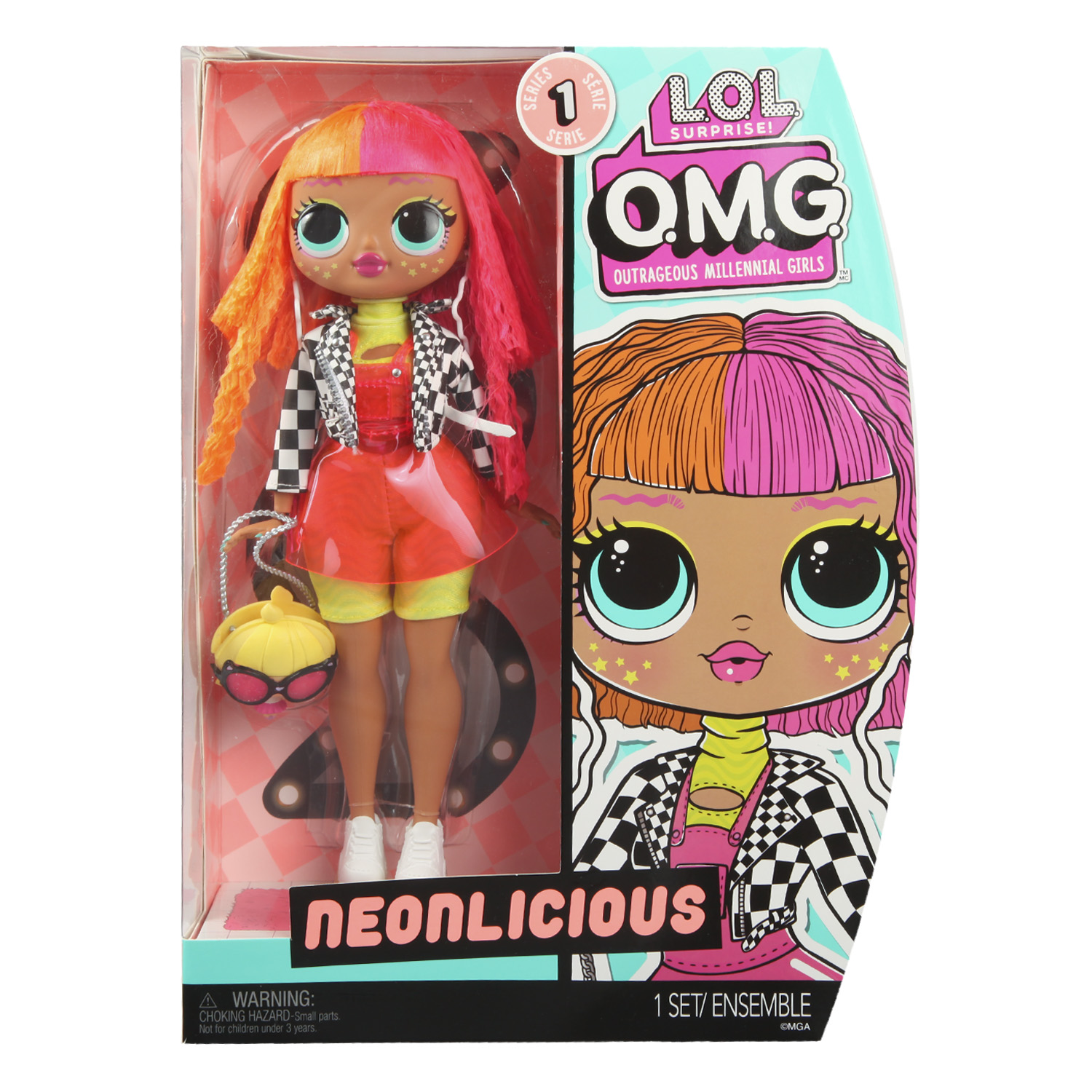 Кукла модельная L.O.L. Surprise! OMG S1 Neonlicious 580546EUC - фото 4