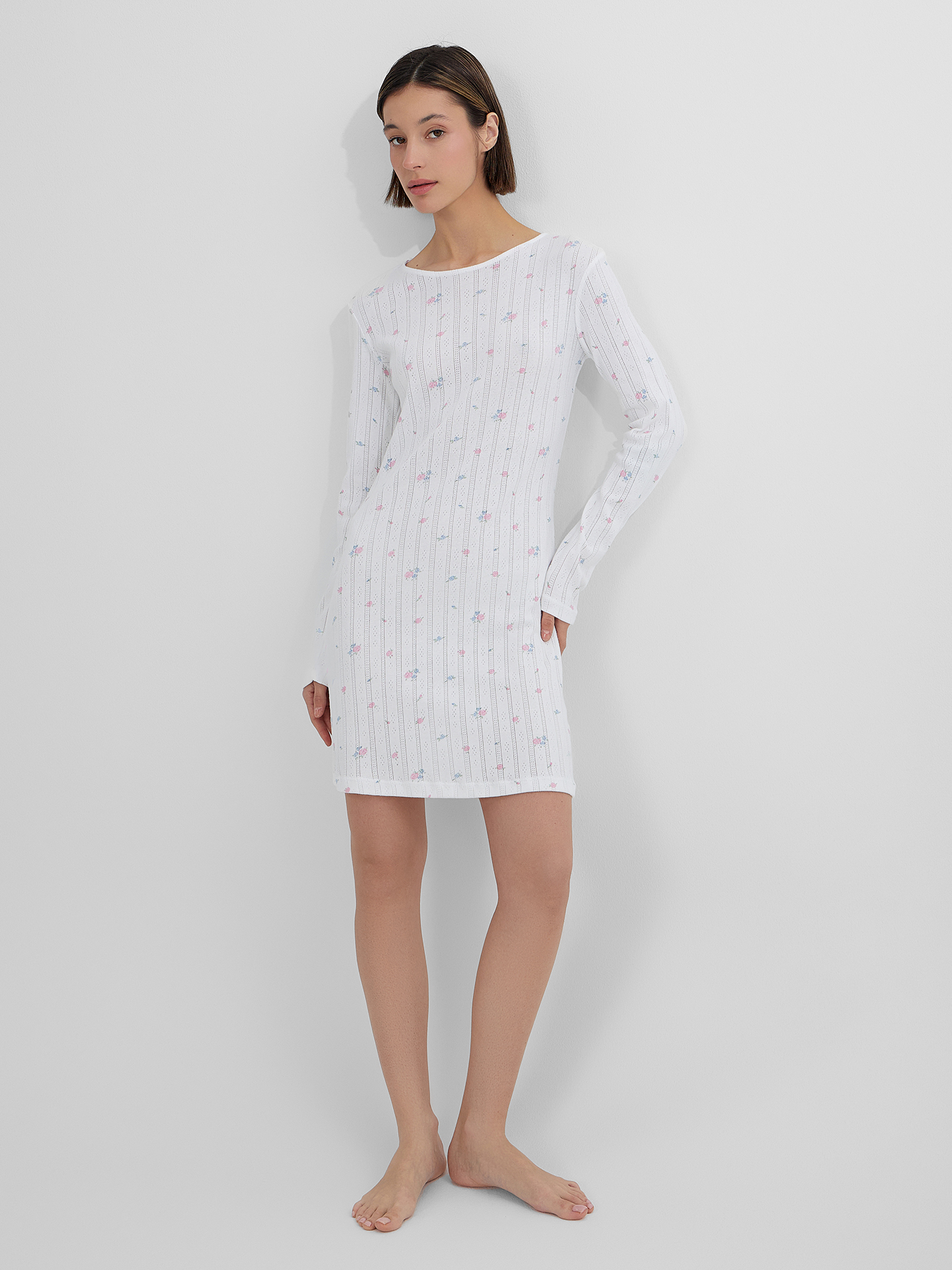 Сорочка ночная Mark Formelle (Марк Формэль) 572397/розы на белом - фото 4