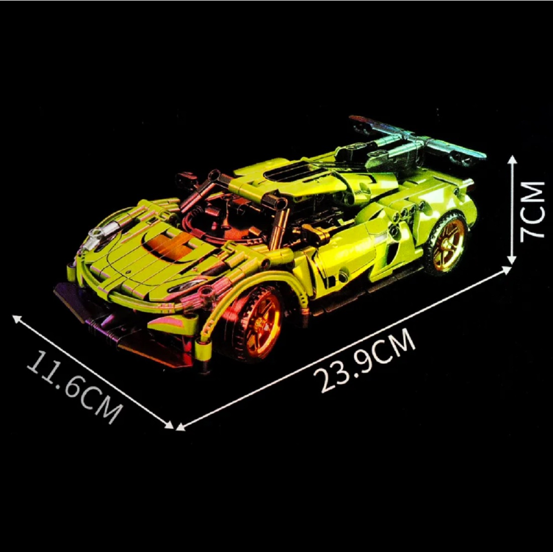 Конструктор ТОТОША Гоночный Автомобиль на ру 402 дет. - фото 5