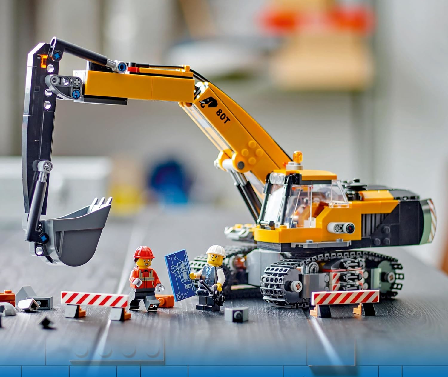 Конструктор LEGO City Желтый строительный экскаватор - фото 9