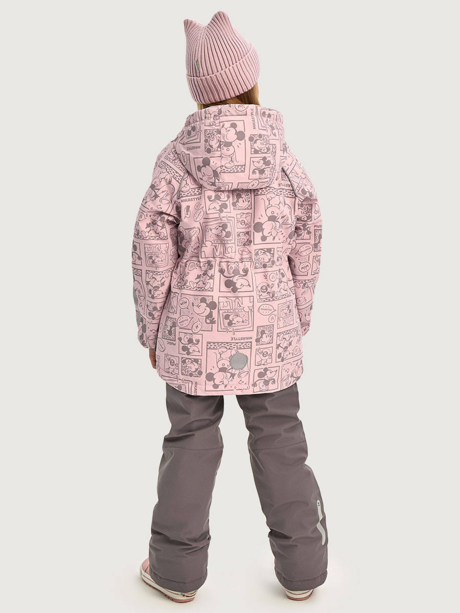 Костюм NIKASTYLE 7м2026 пудра/кофе - фото 3