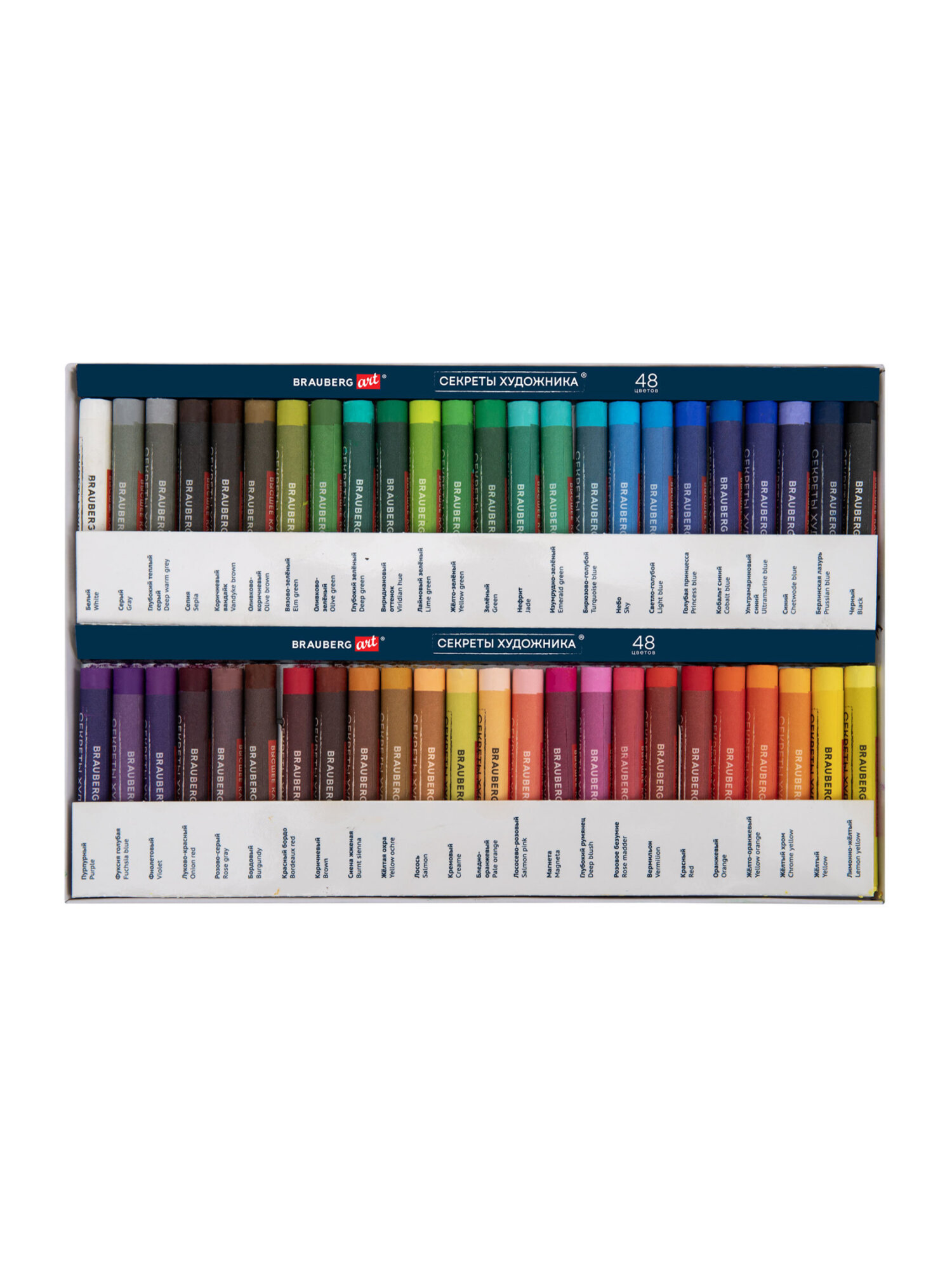 Пастель масляная Brauberg 48 шт. - фото 3