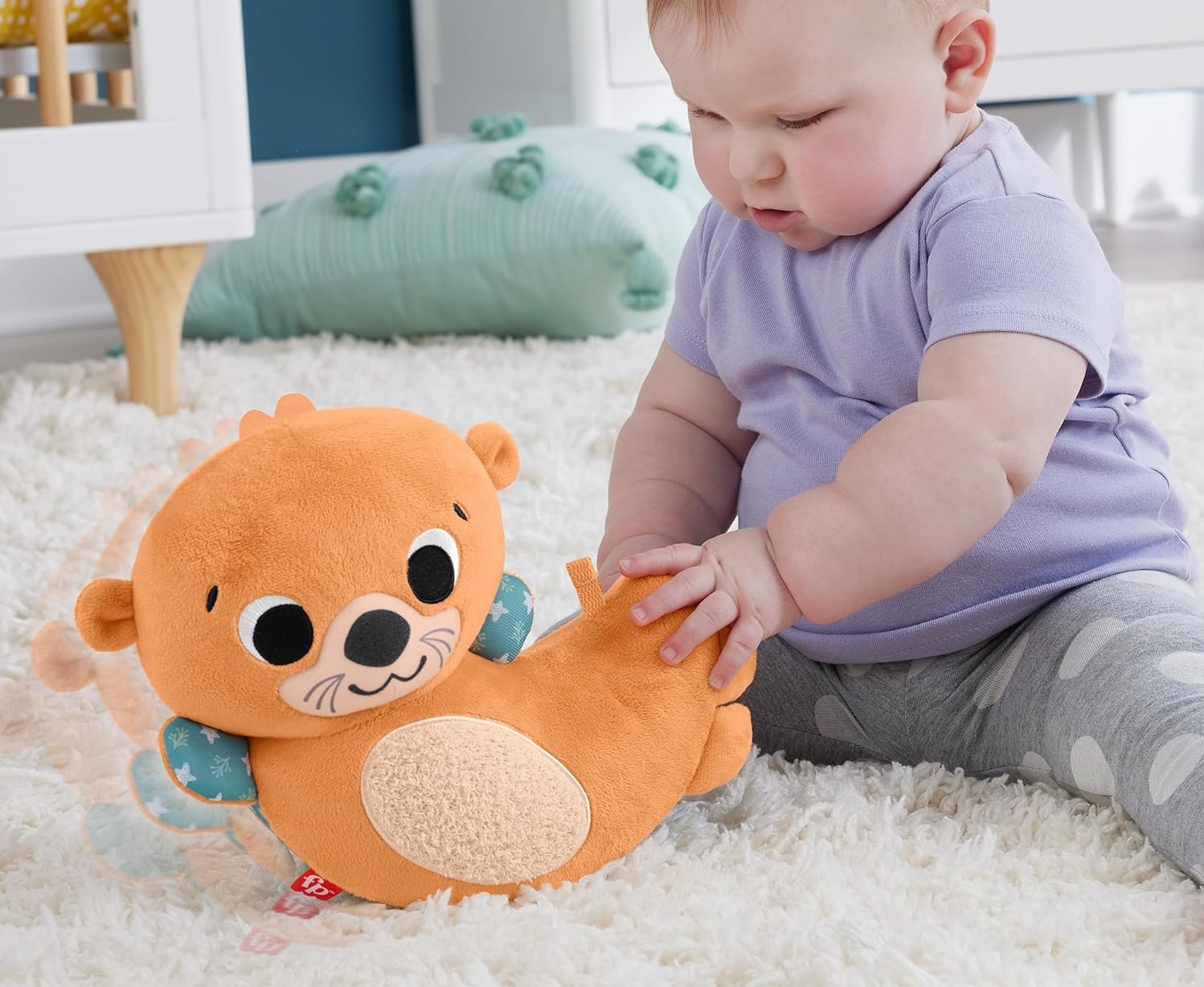 Игрушка Fisher Price погремушка Выдра - фото 10