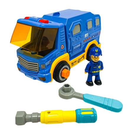 Конструктор SHARKTOYS Полиция сборная игровая модель