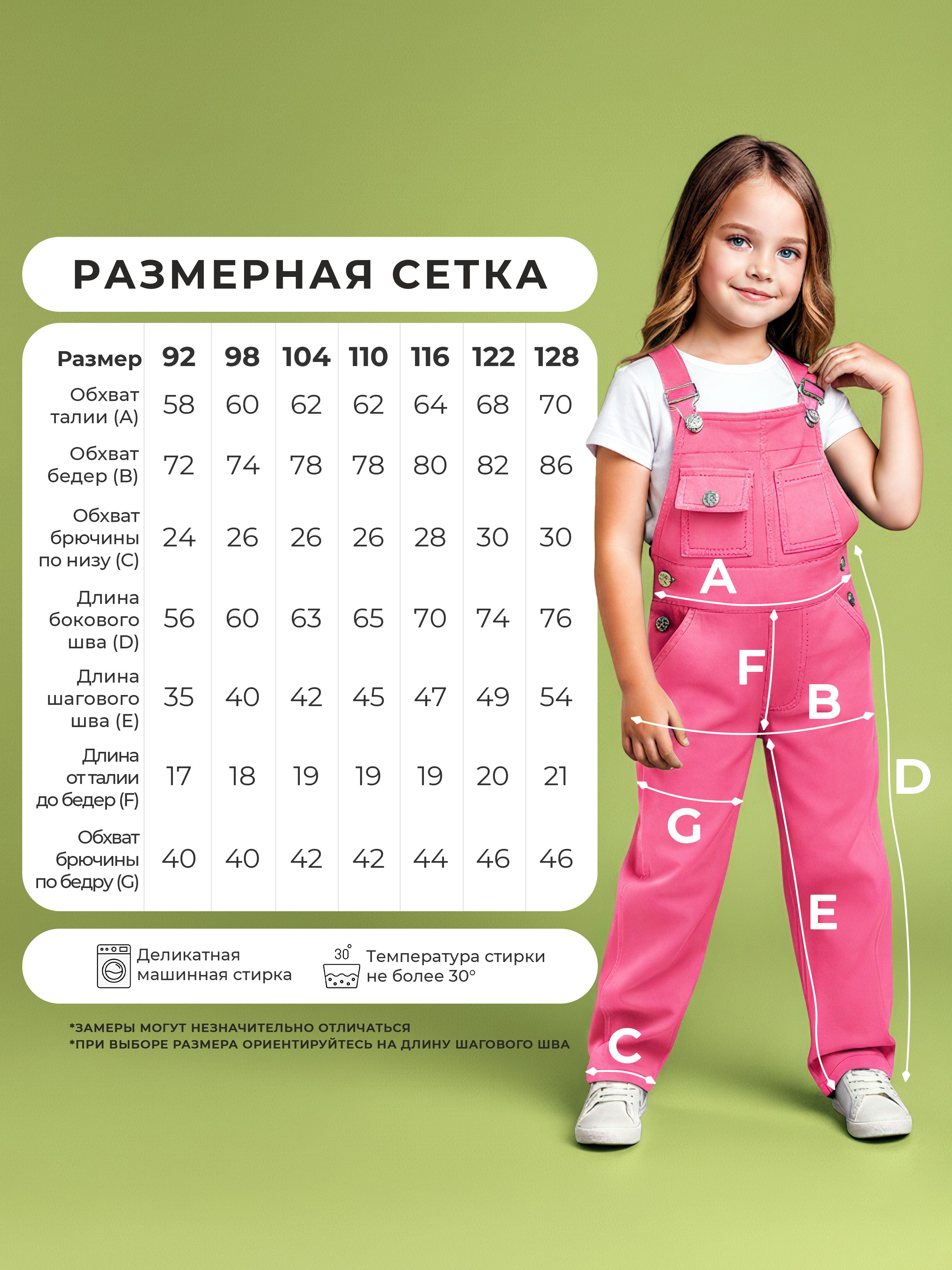 Полукомбинезон СИНИЙ МИР FULCBD8080C-D39 - фото 2