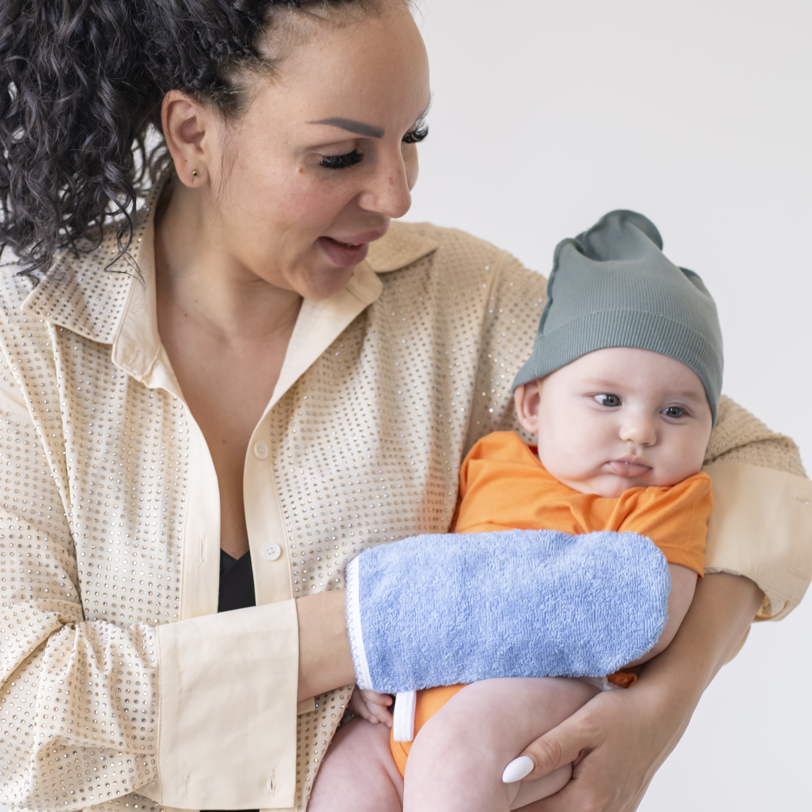 Рукавичка, мочалка Uviton махровая в ассортименте - фото 13