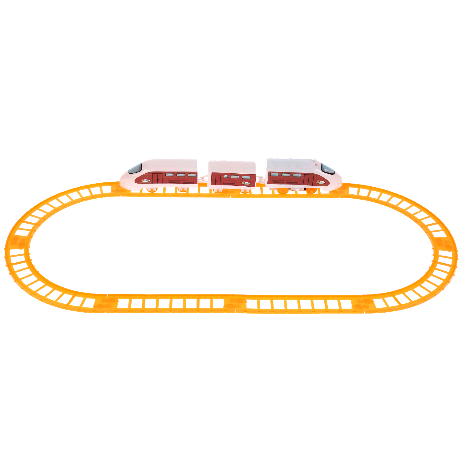Набор железнодорожный Играем вместе 140 см 304347 - фото 2