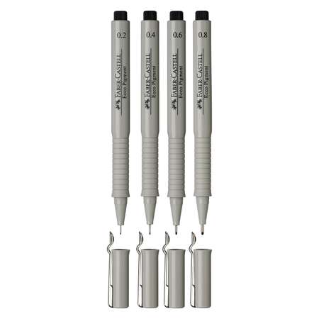Ручка капиллярная Faber Castell 4 шт.