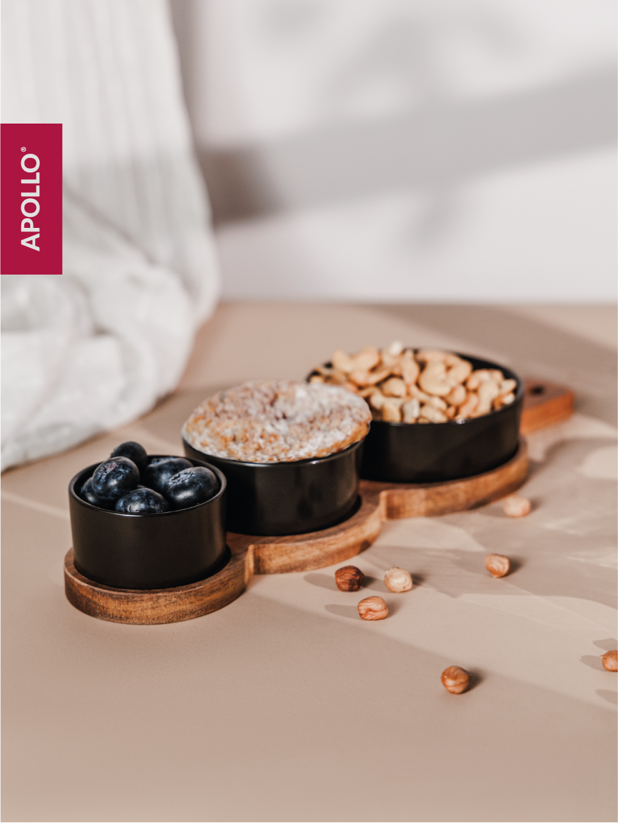 Менажница с подставкой APOLLO 3 предмета - фото 1