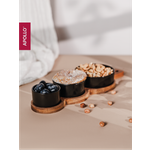 Менажница с подставкой APOLLO 3 предмета