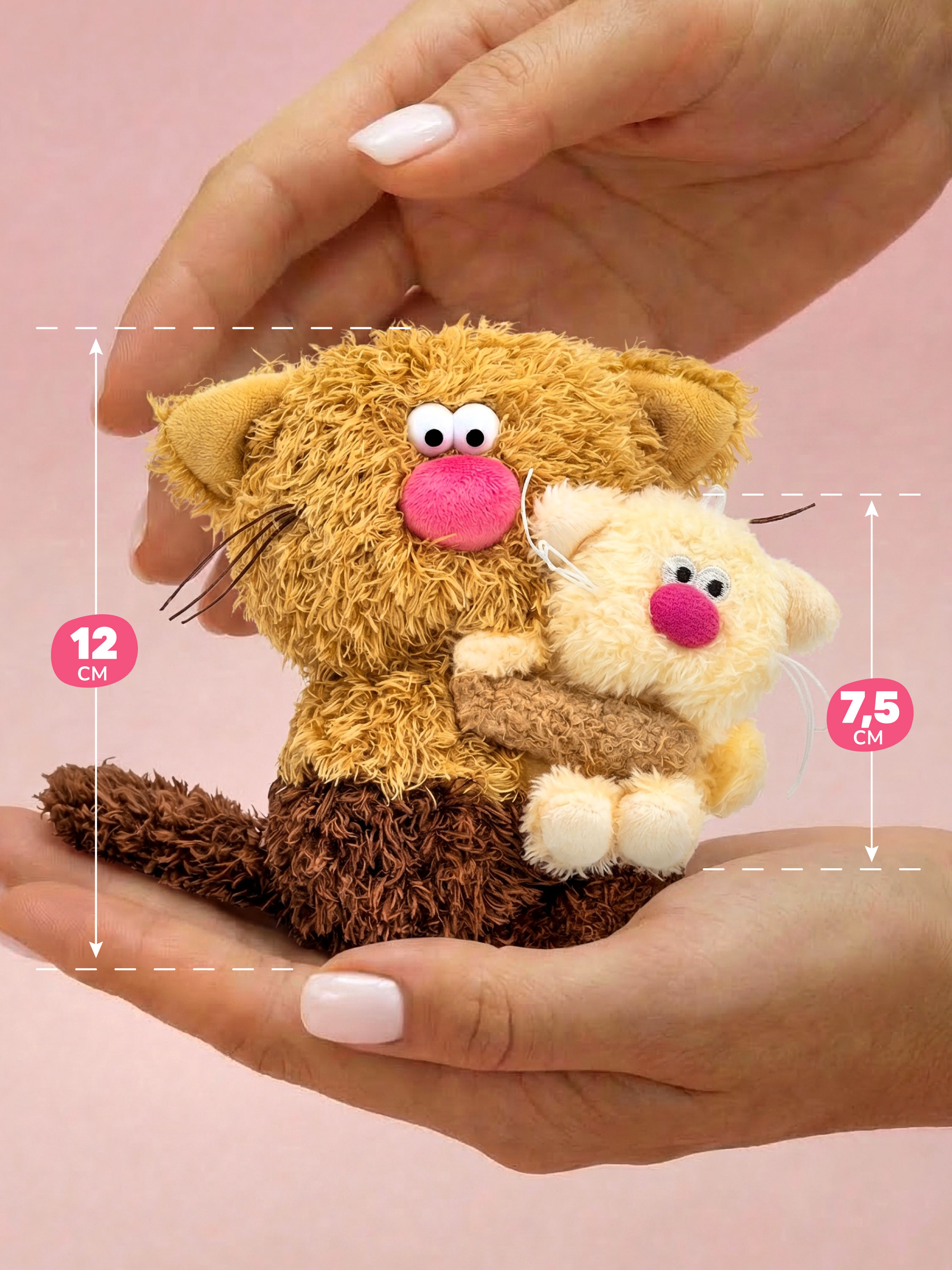 Мягкая игрушка BUDI BASA Кот Кортадо со Сливками - фото 4