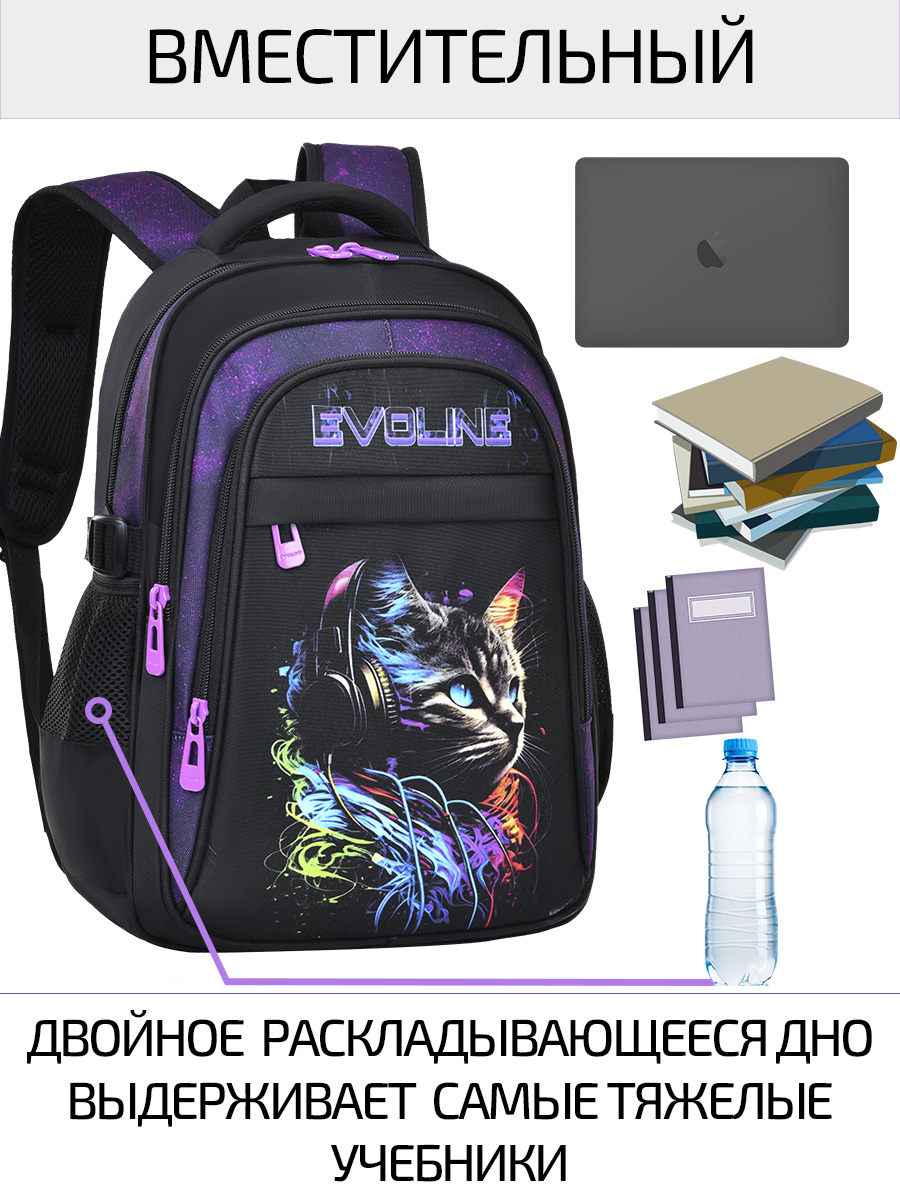 Рюкзак Evoline Кошка - фото 7