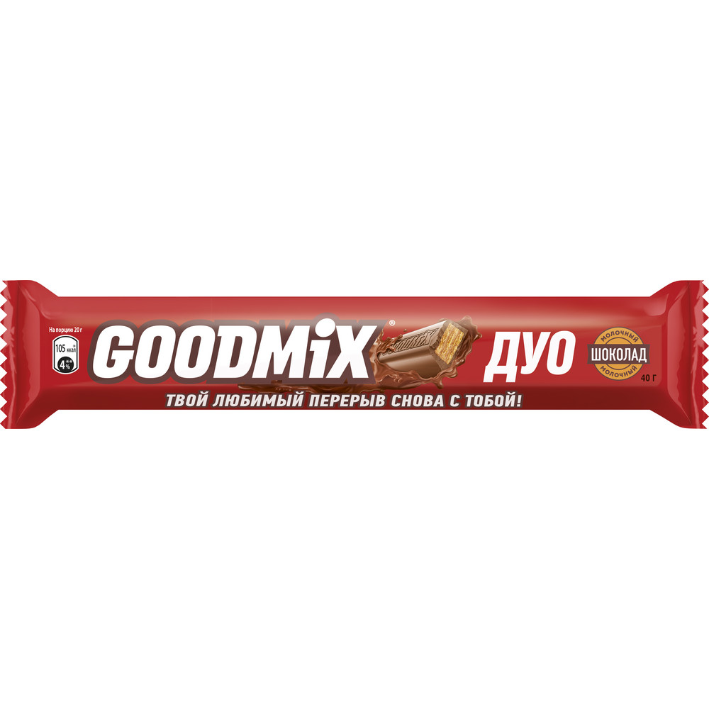 Батончик Goodmix DUO ориджинал 40г - фото 1