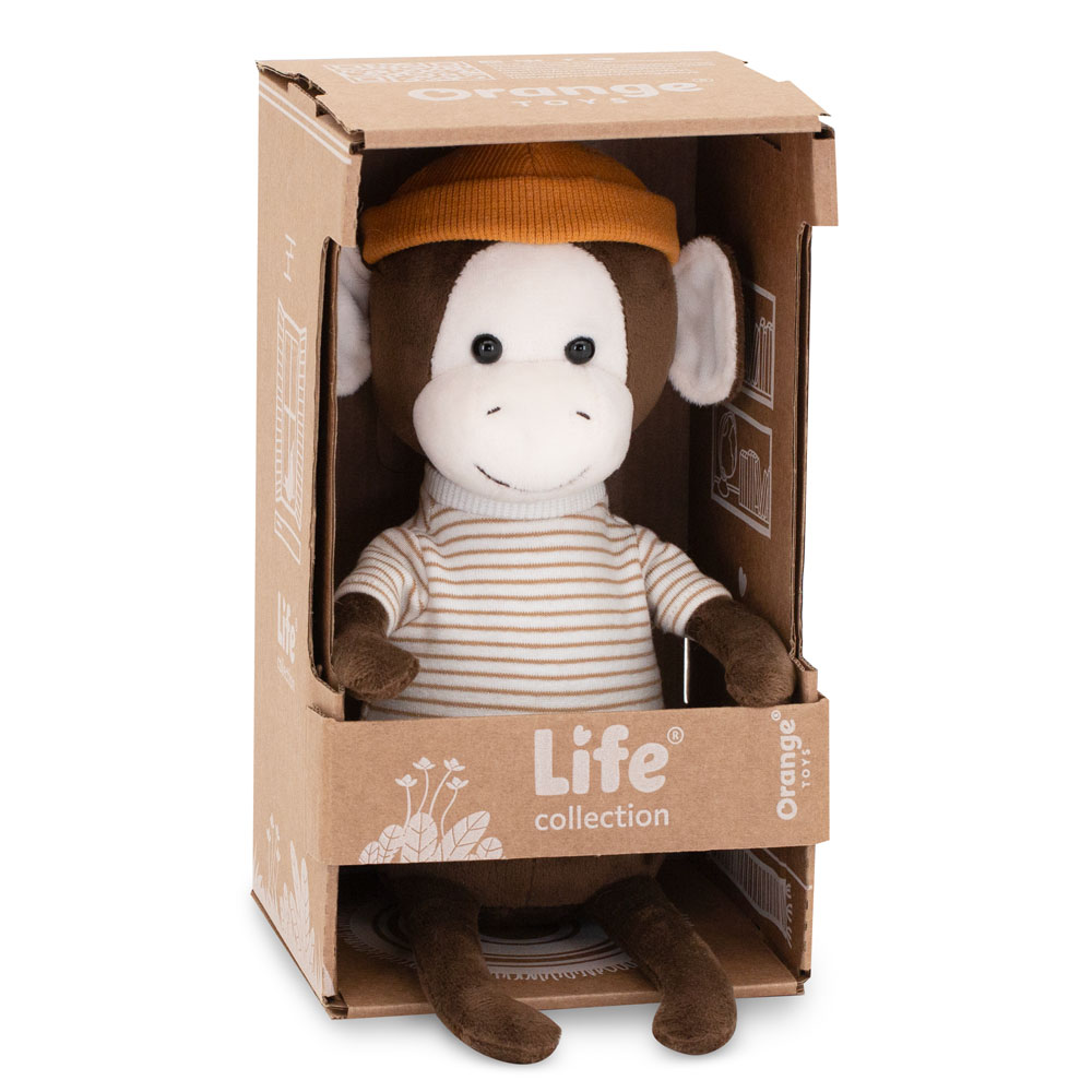 Игрушка мягкая Orange Toys обезьянка 30 см - фото 2