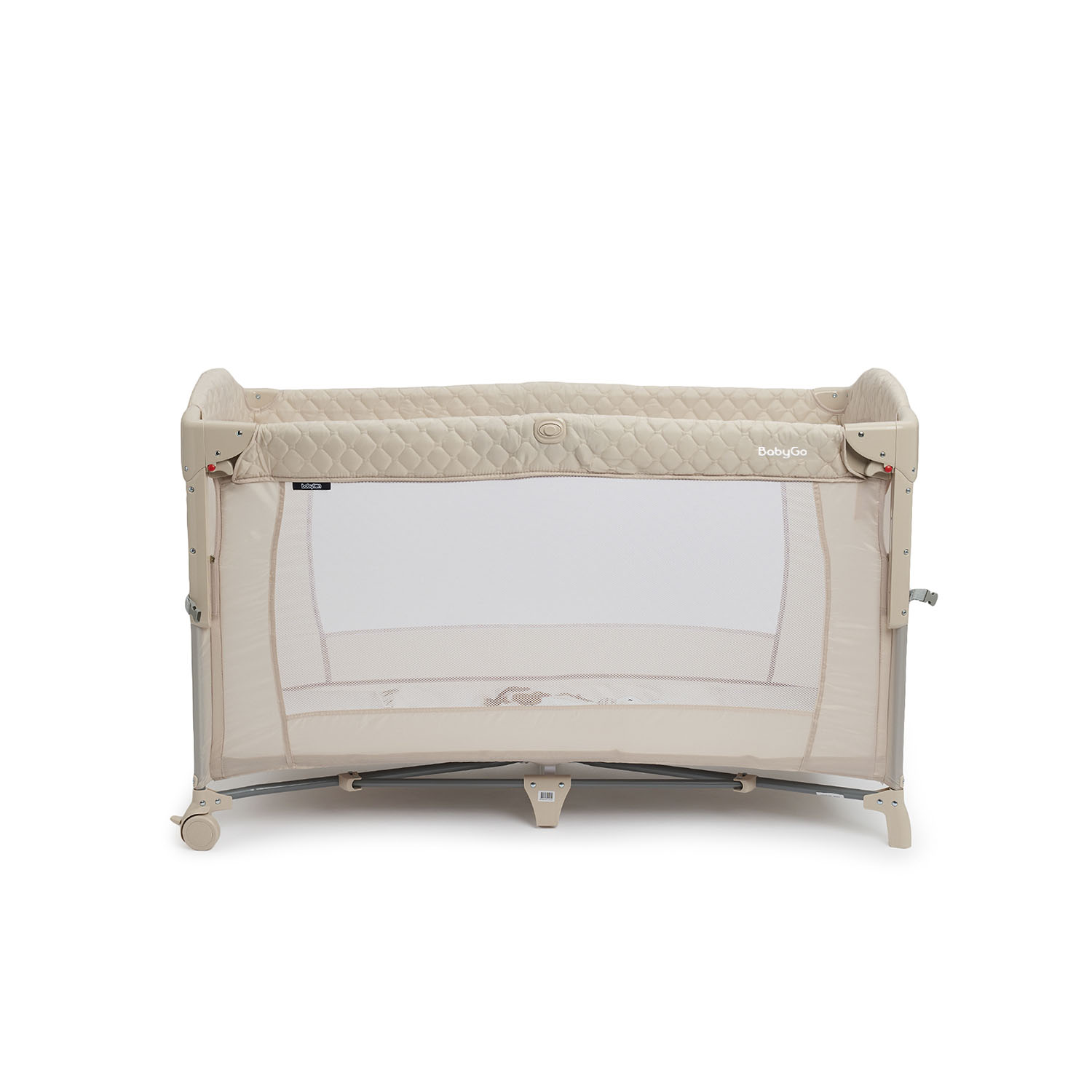 Манеж кровать BabyGo Sleepy New бежевый UP650S - фото 10