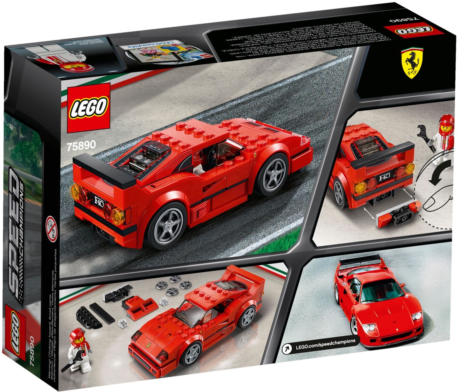 Конструктор LEGO Speed Champions 75890 198 дет. - фото 6