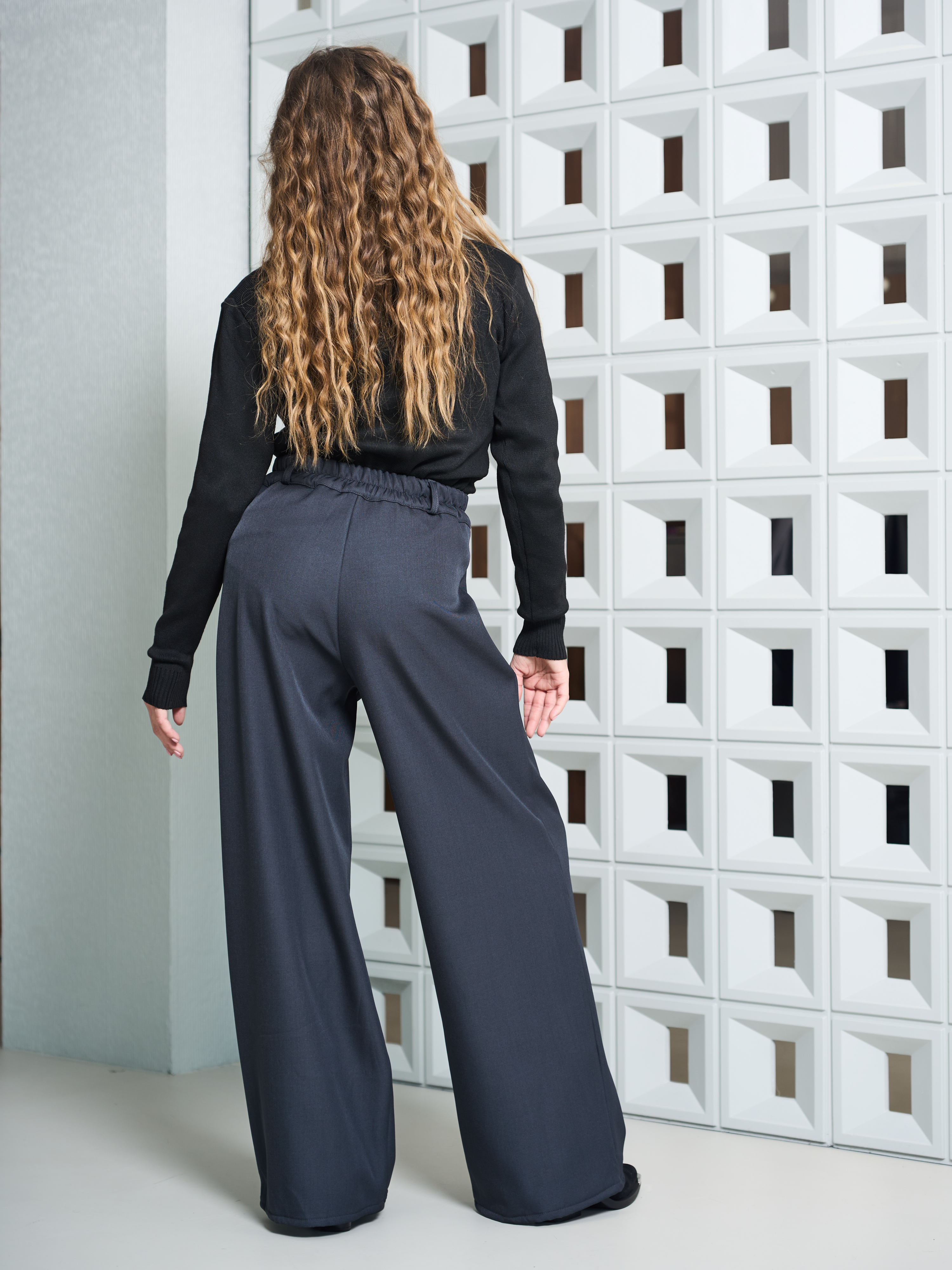 Брюки-палаццо СИНЯЯ МОДА WF501A-H39 - фото 10