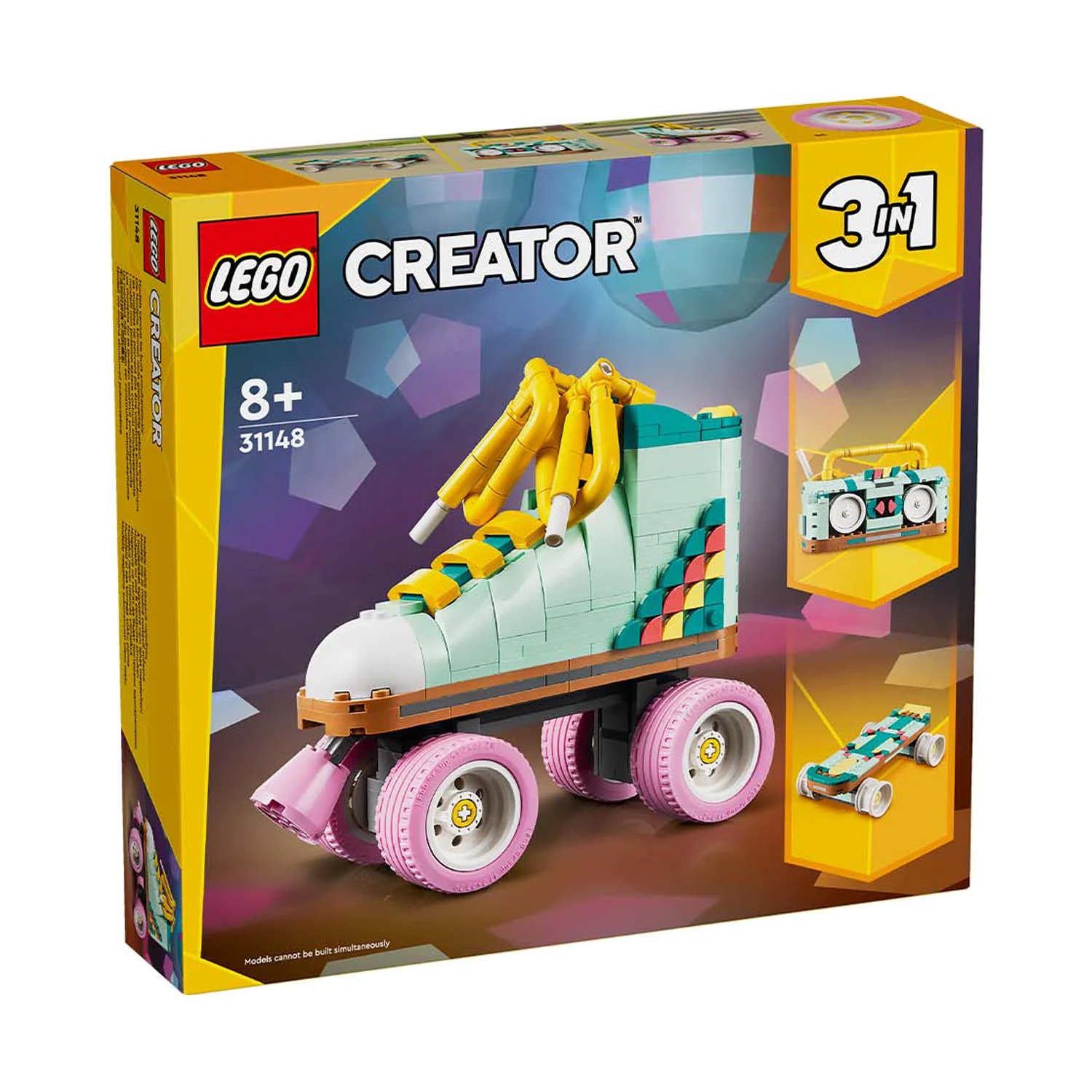 Конструктор LEGO Creator Ретро-роликовые коньки блочный - фото 11