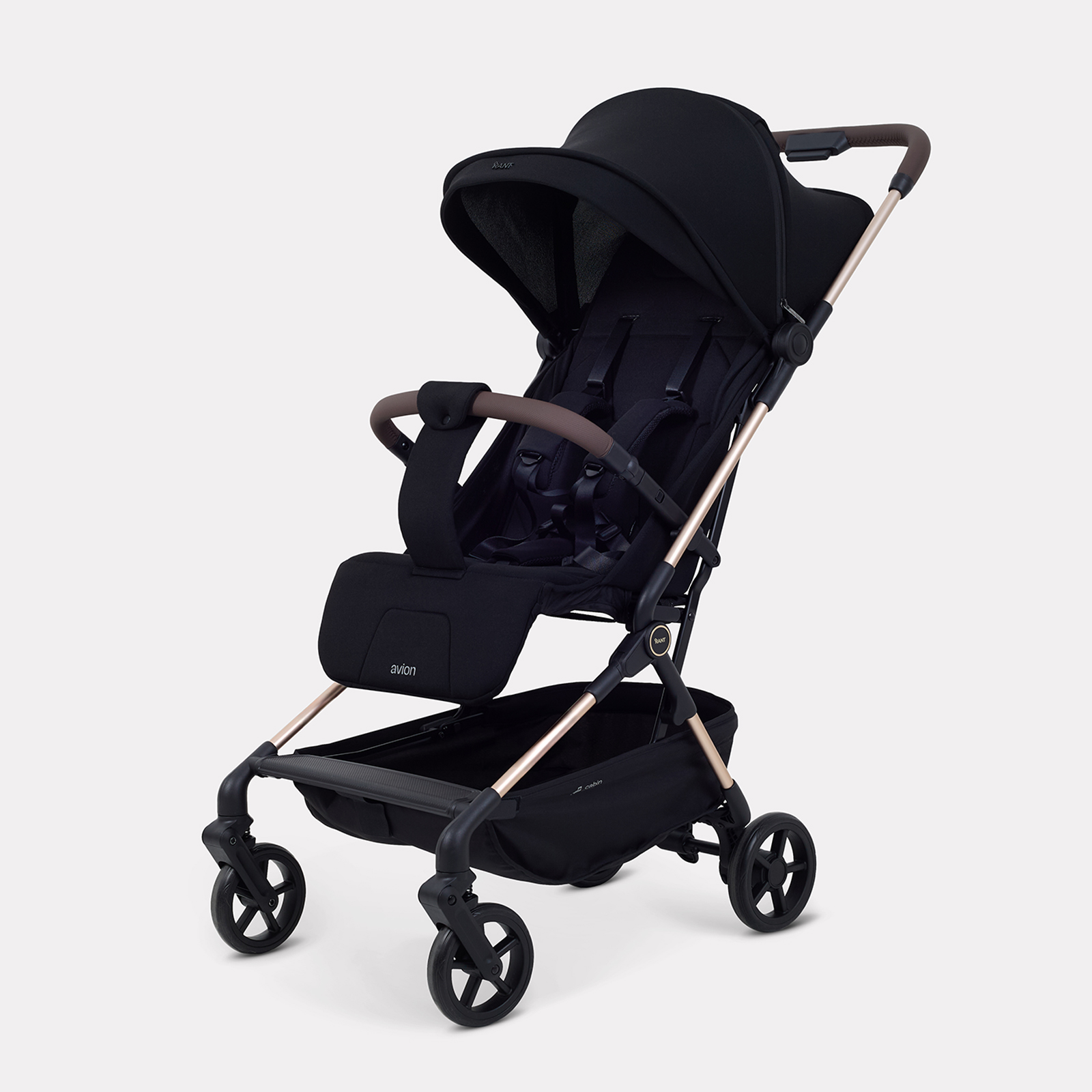 Коляска прогулочная Rant Avion черный - фото 1