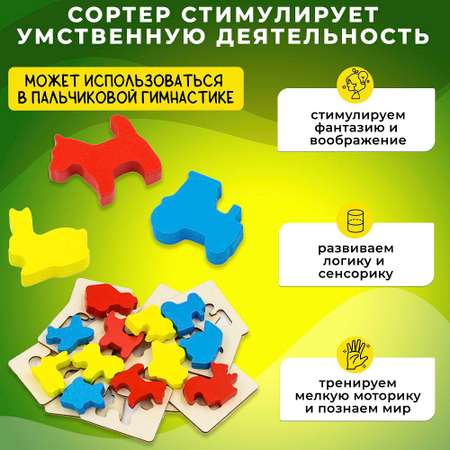 Игрушка Alatoys сортер Досочки Сегена в ассортименте