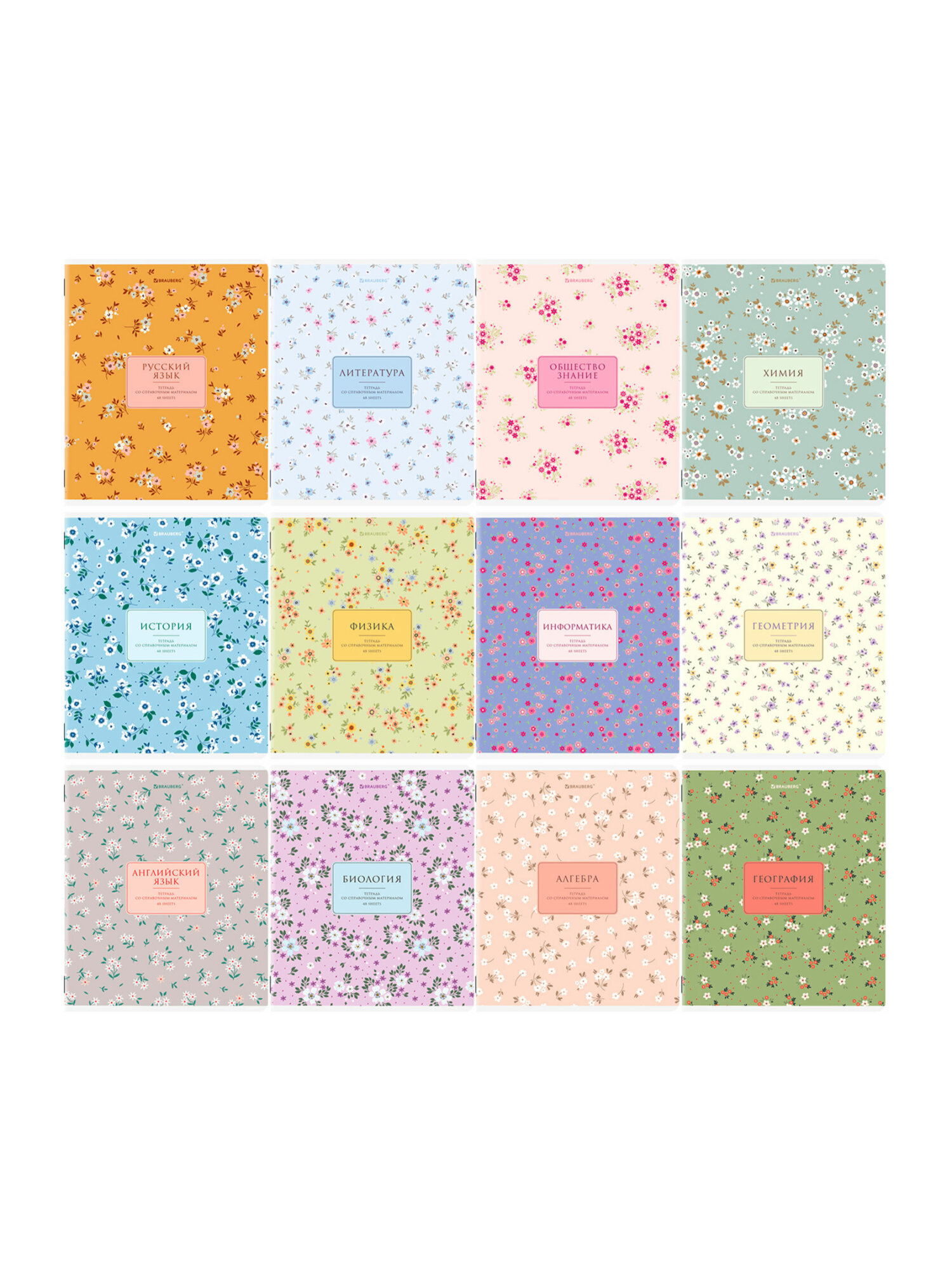 Тетрадь Brauberg 48 лист. 12 шт. - фото 6