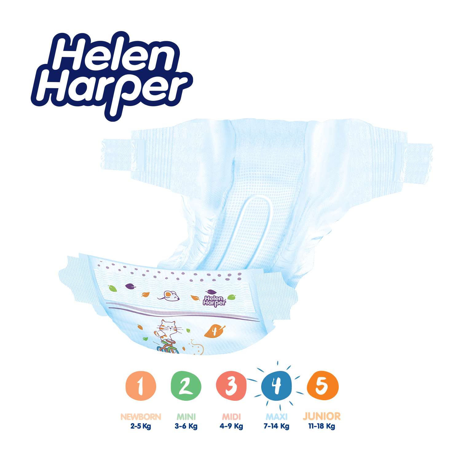 Подгузники Helen Harper 4 (7-14 кг) 84 шт. - фото 3