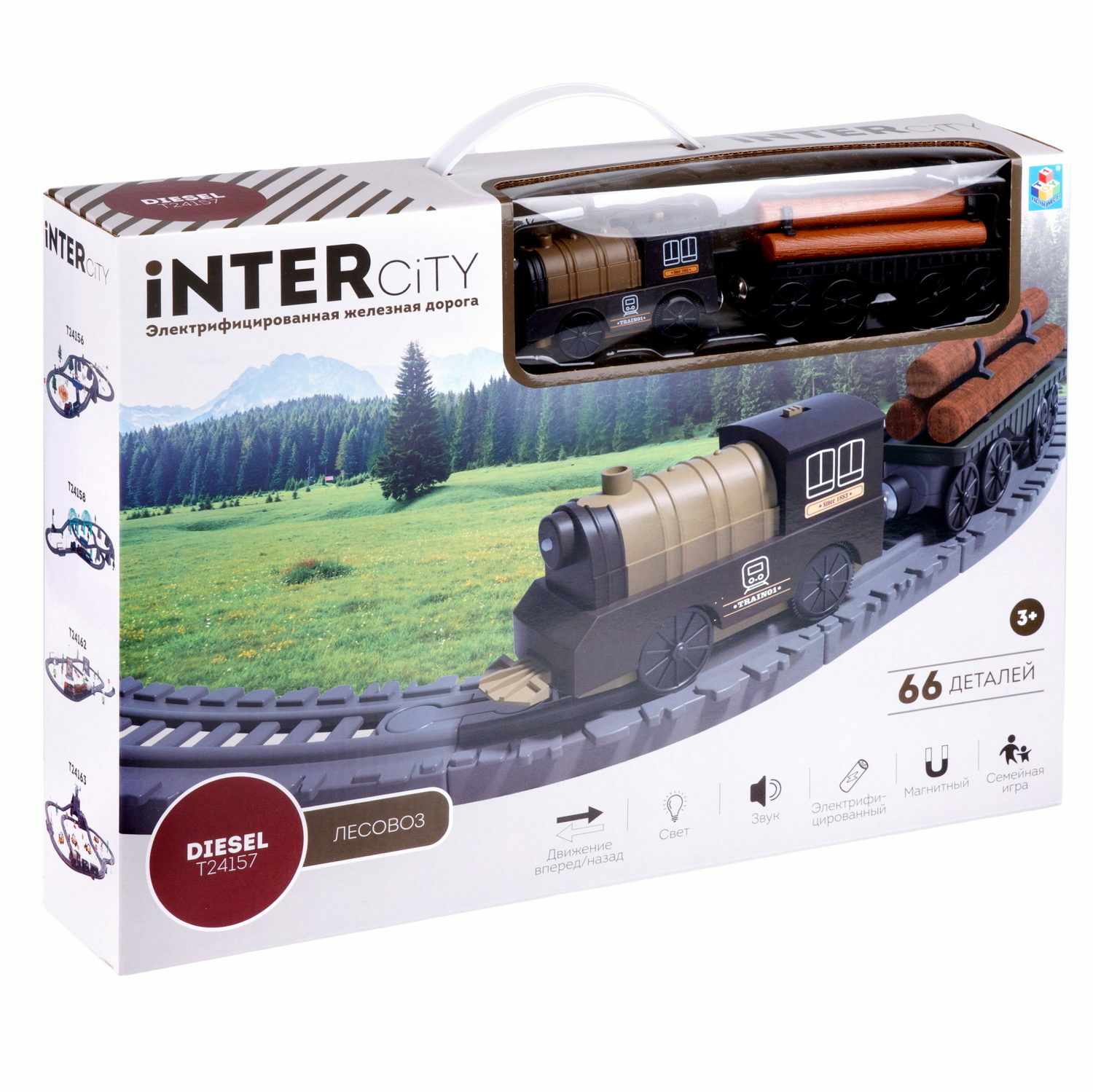 Набор железнодорожный 1TOY 62 см Т24157 - фото 29