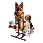 Подставка с 2 мисками INFILD по 2.5 литра разноуровневая