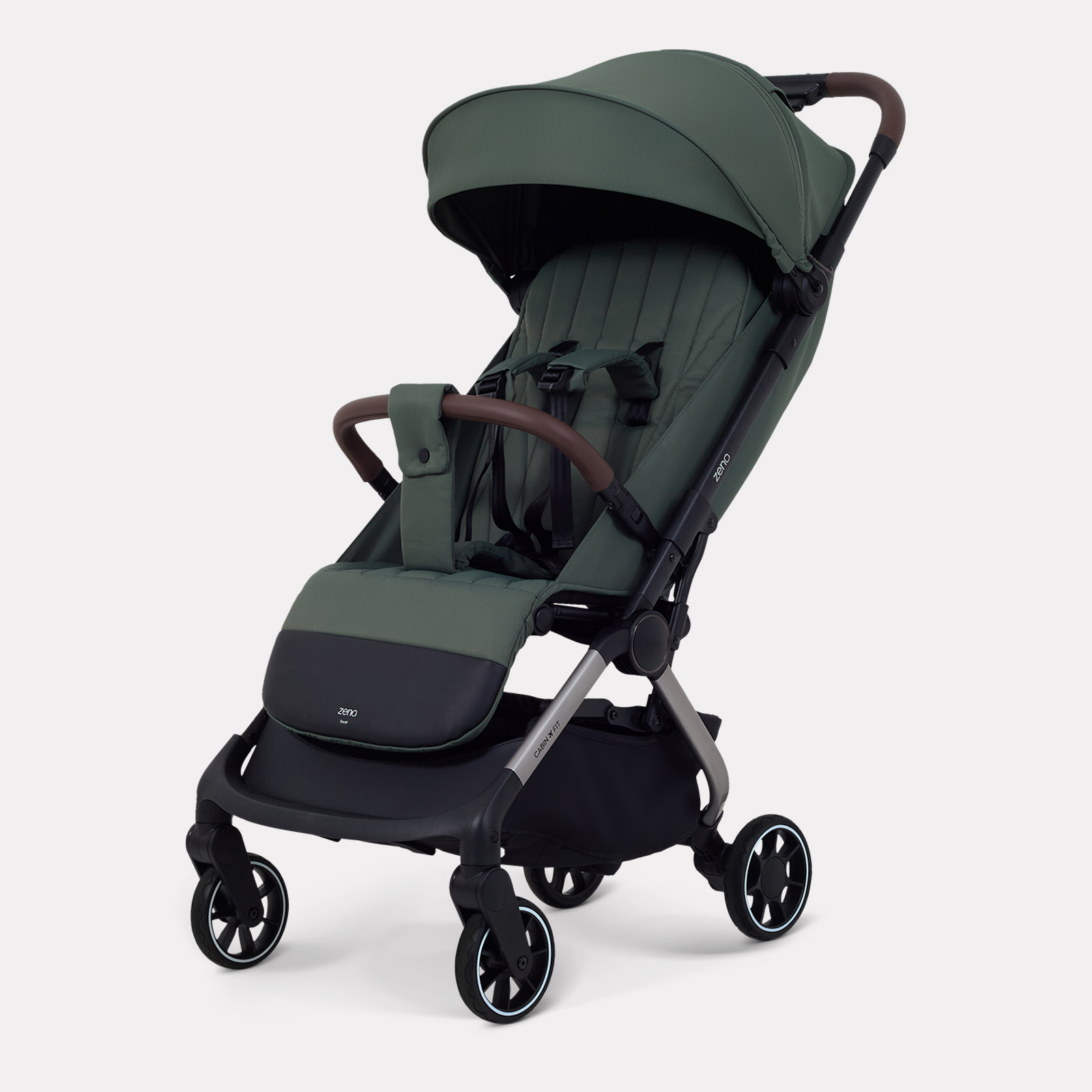 Коляска прогулочная Rant Zeno зеленый - фото 1