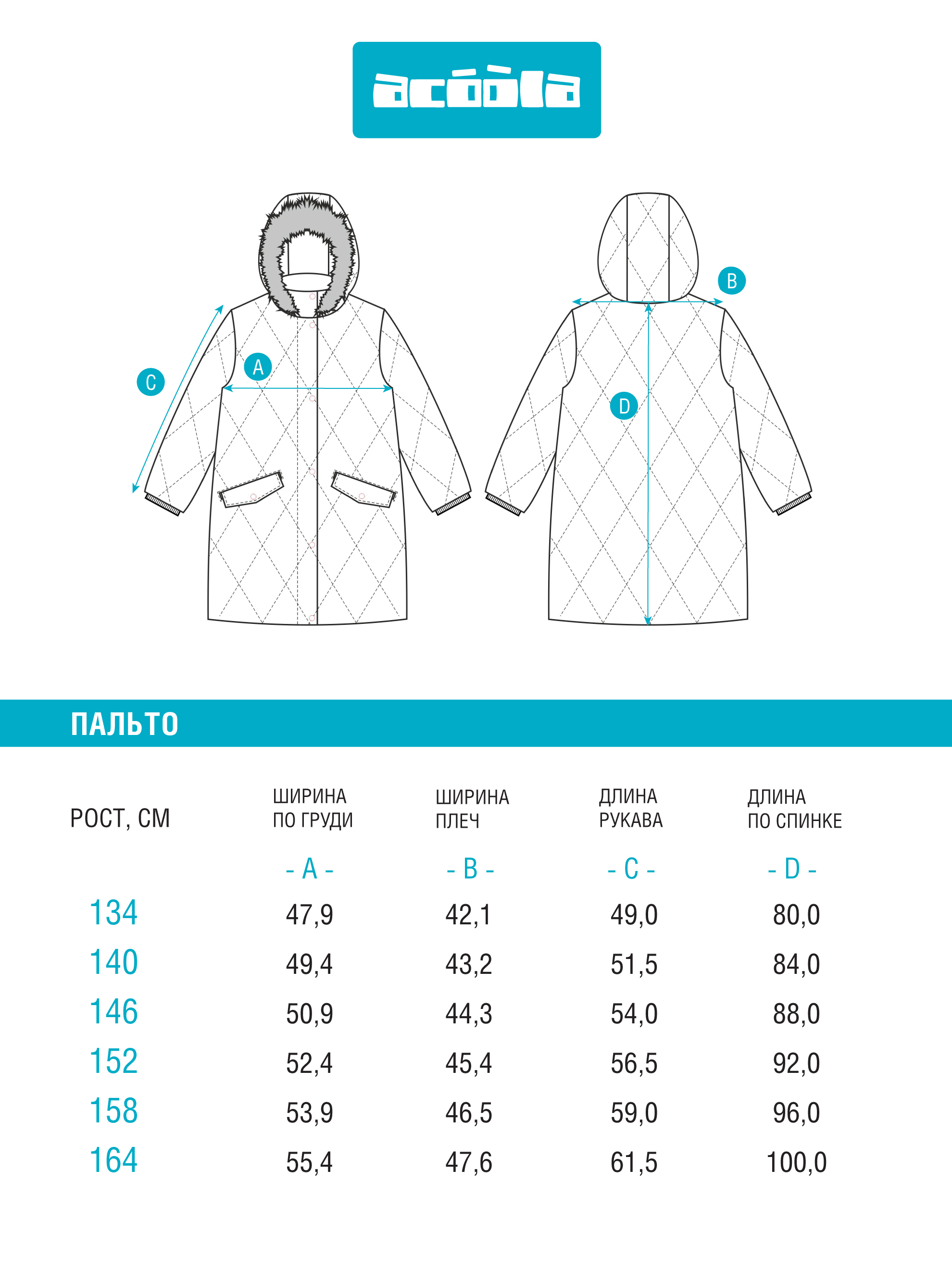 Пальто Acoola 20210610043_0073560 - фото 10