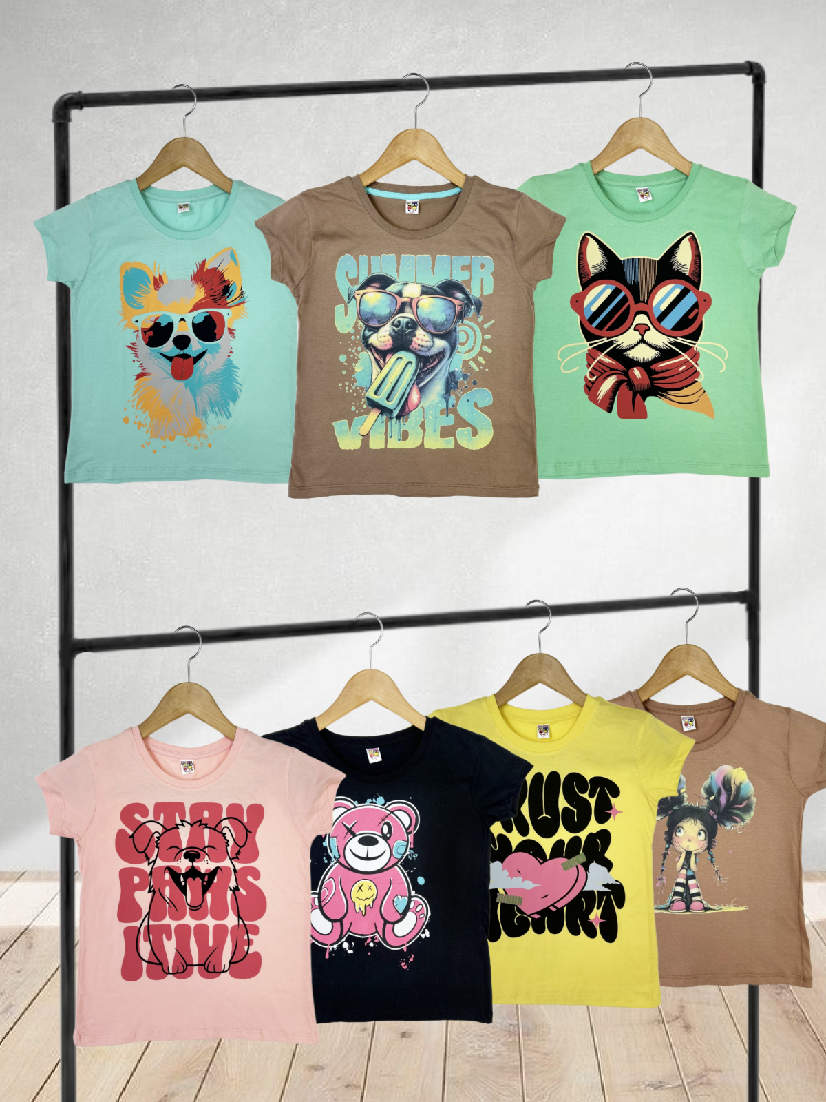 Футболка 7 шт Baby Stylе мд001705 - фото 3